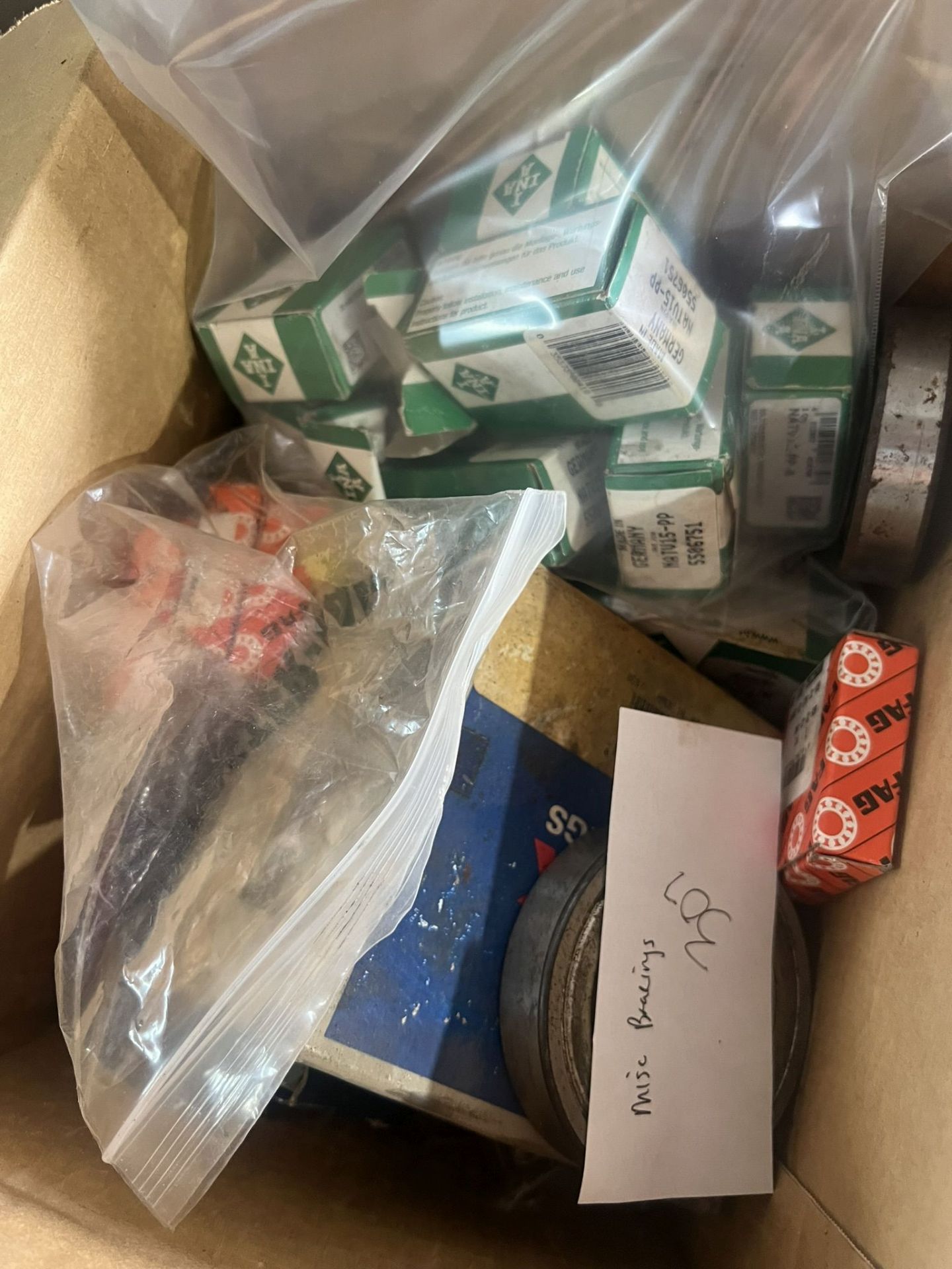 Box of Misc. Bearings