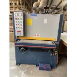 36" Sunhill Belt Sander SDS-237 SN#060508, 3 Phase, 220 Volt with 10 Extra Belts