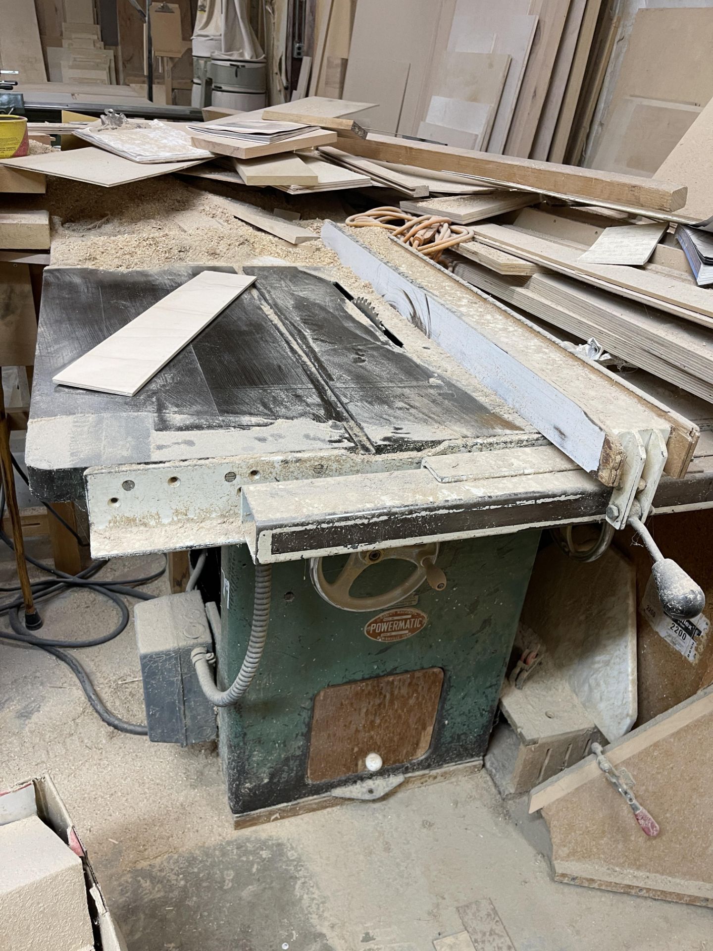 12" Powermatic Table Saw Good Saw, Does Need Repair - Image 3 of 3