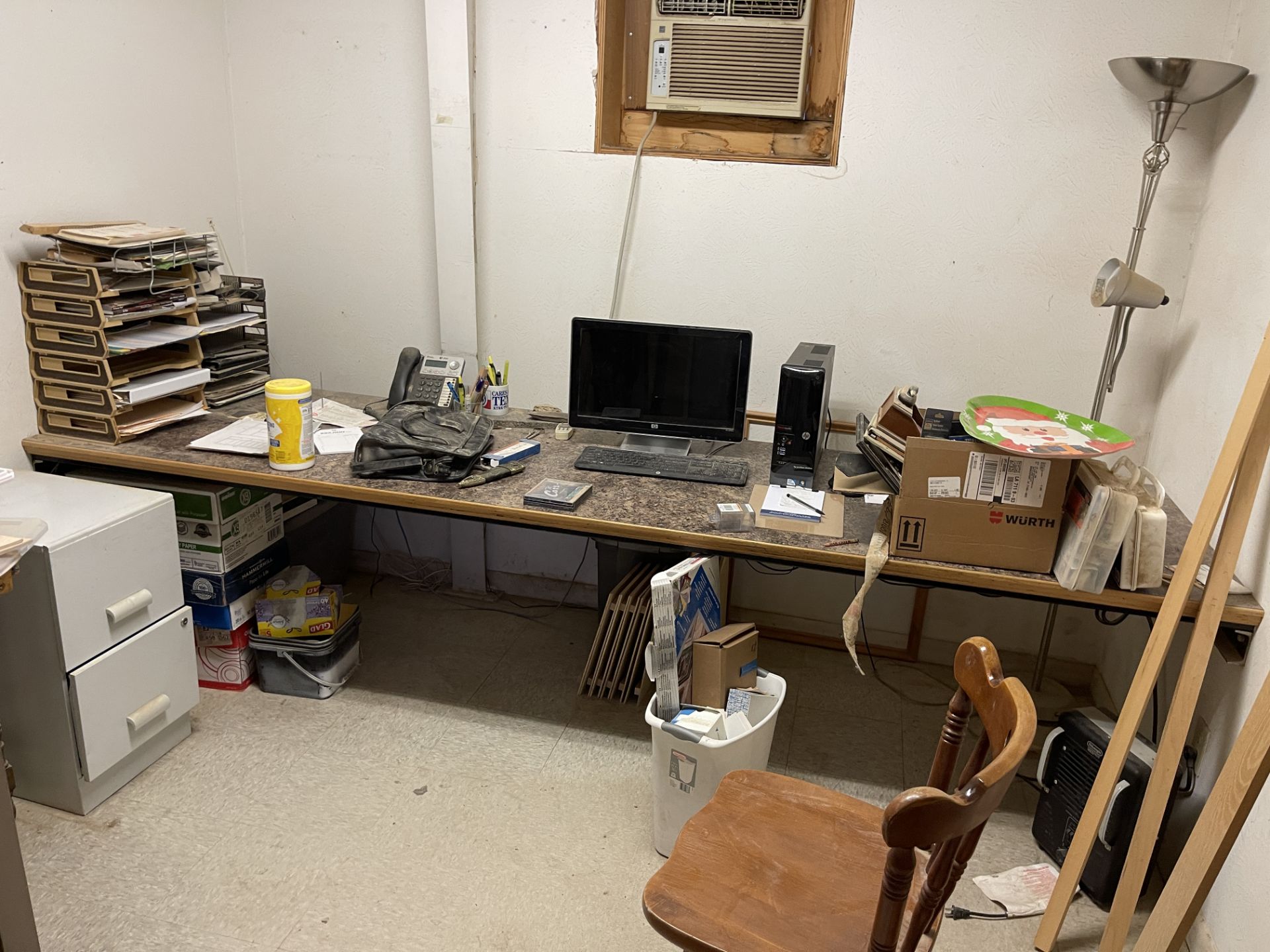 Contents of Room 2 Three Stack Antique Bookcase, Computer Monitor, Filing Cabinets, Drafting - Image 2 of 6