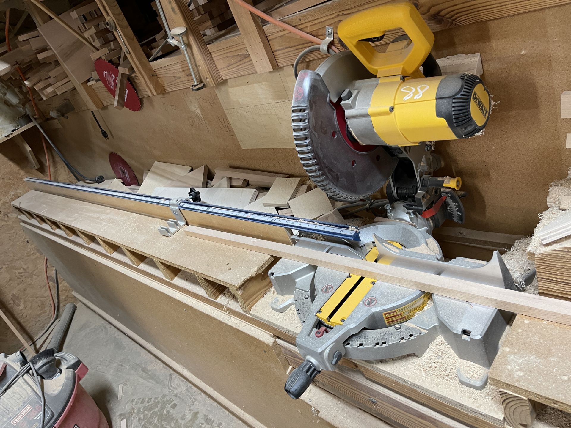 Dewalt Radial Saw with Bump Stop - Image 2 of 2