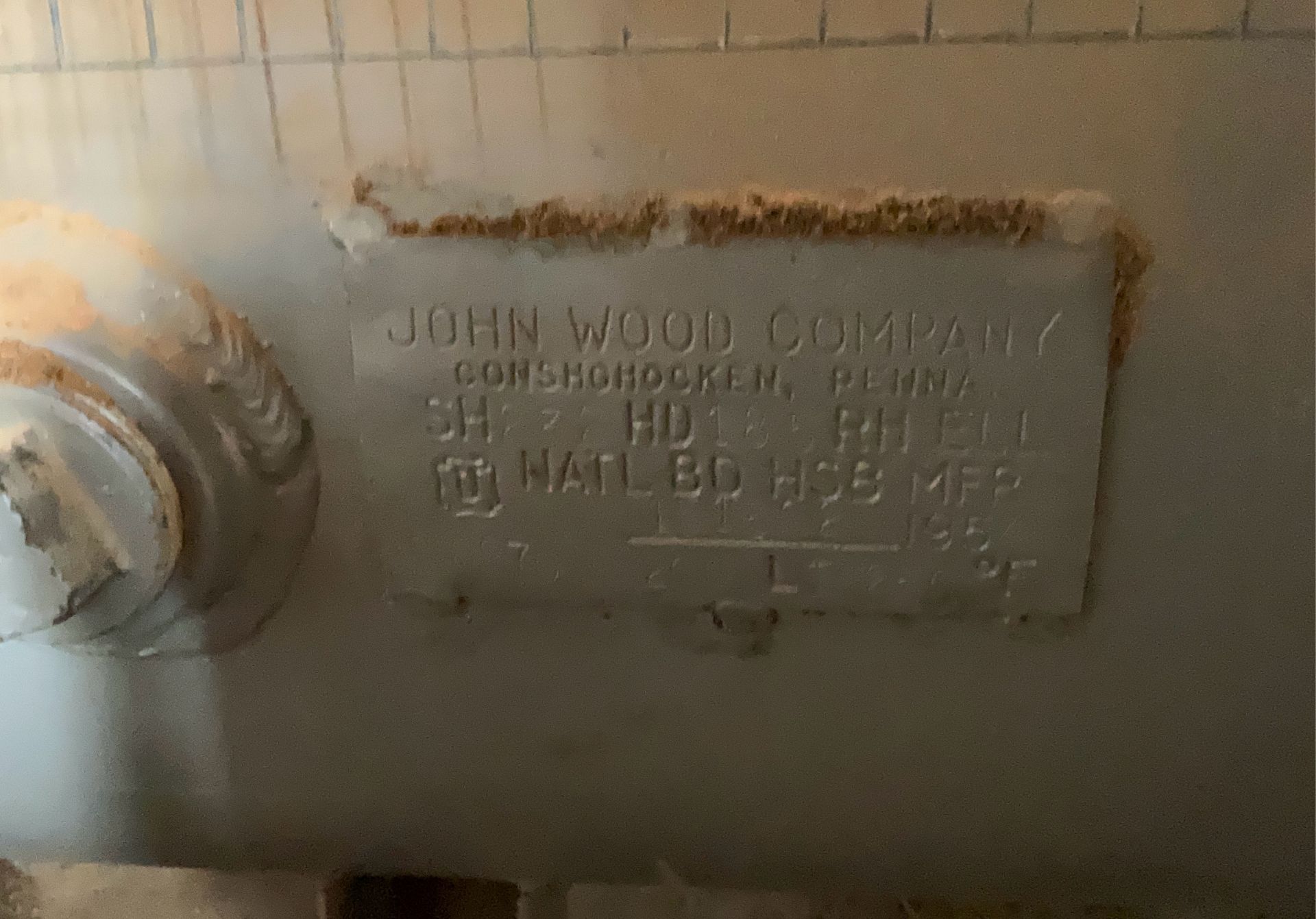 John Wood Company Air Compressor Recently rebuilt. Runs Good! - Image 3 of 3