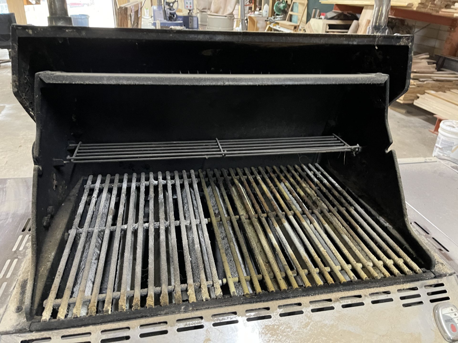 Weber Grill on Rolling Cart - Image 2 of 2