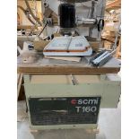 Scmi T160 Shaper Tilting Arbor with Steff 2034 Feeder 1 1/4" Shaft,