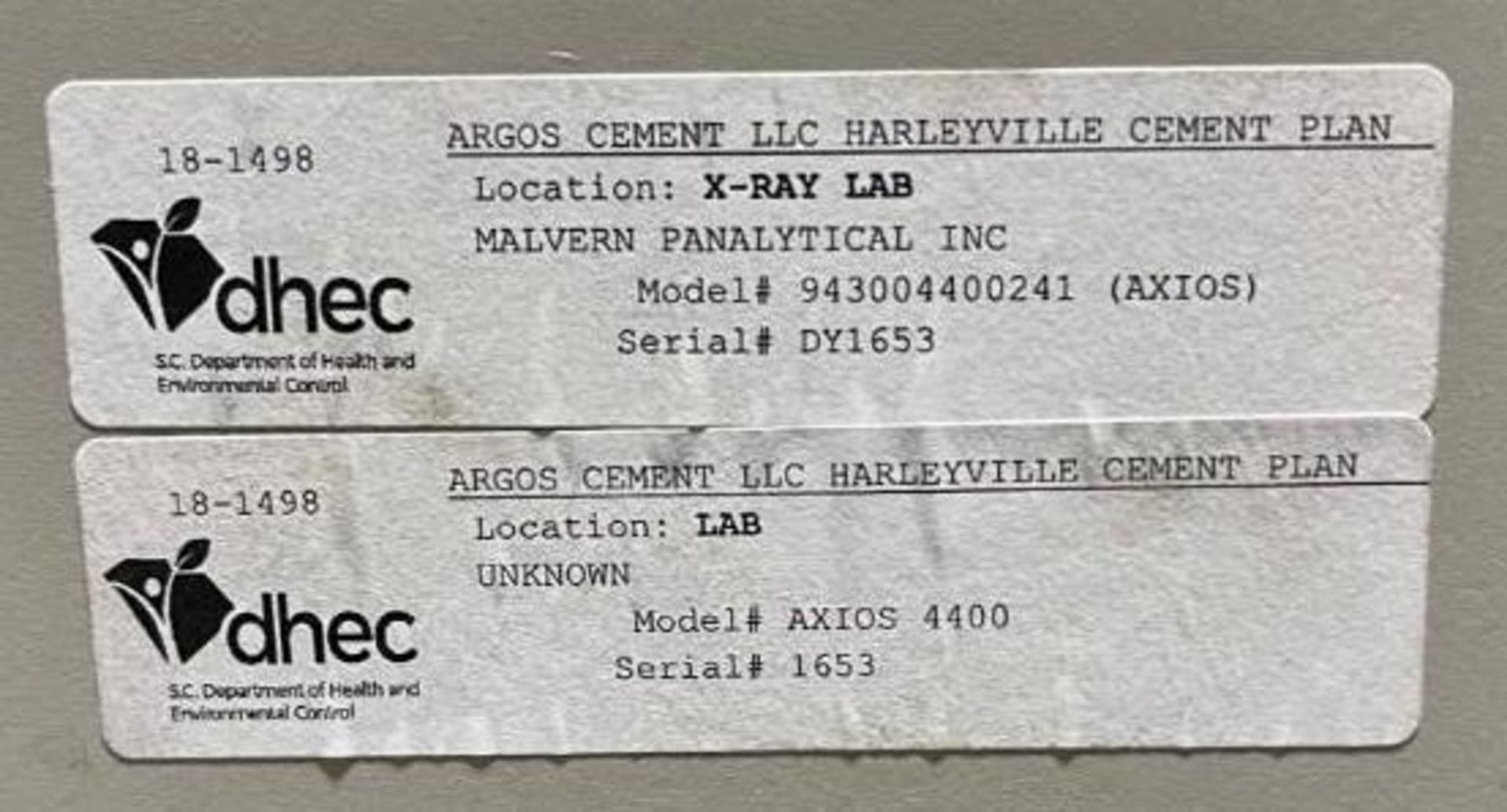 Panalytical Axios XRF Spectrometer X-Ray PW4400 - Image 3 of 3