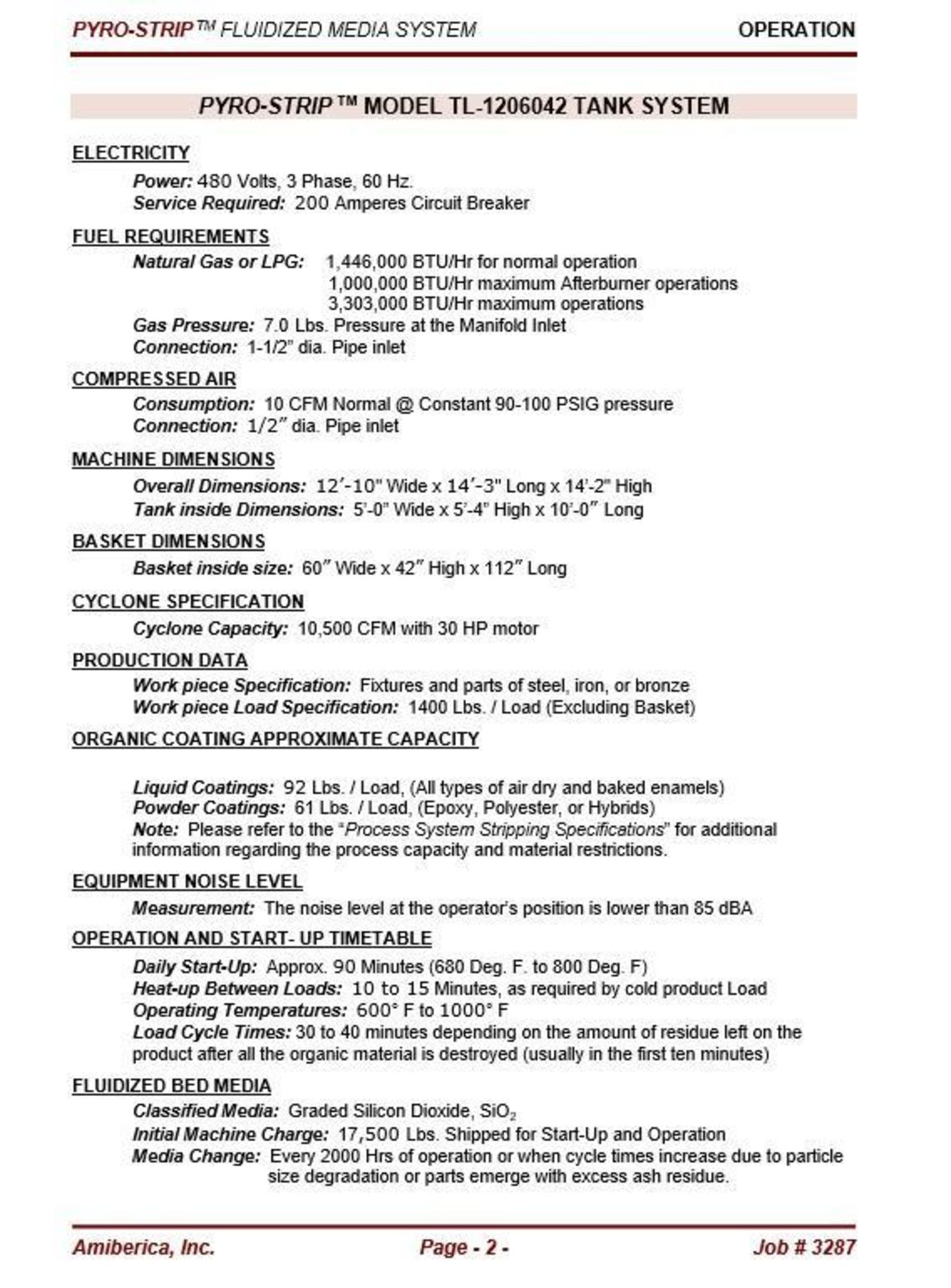 Pyro-Strip TM Model TL-1206042 Tank System - Image 5 of 47