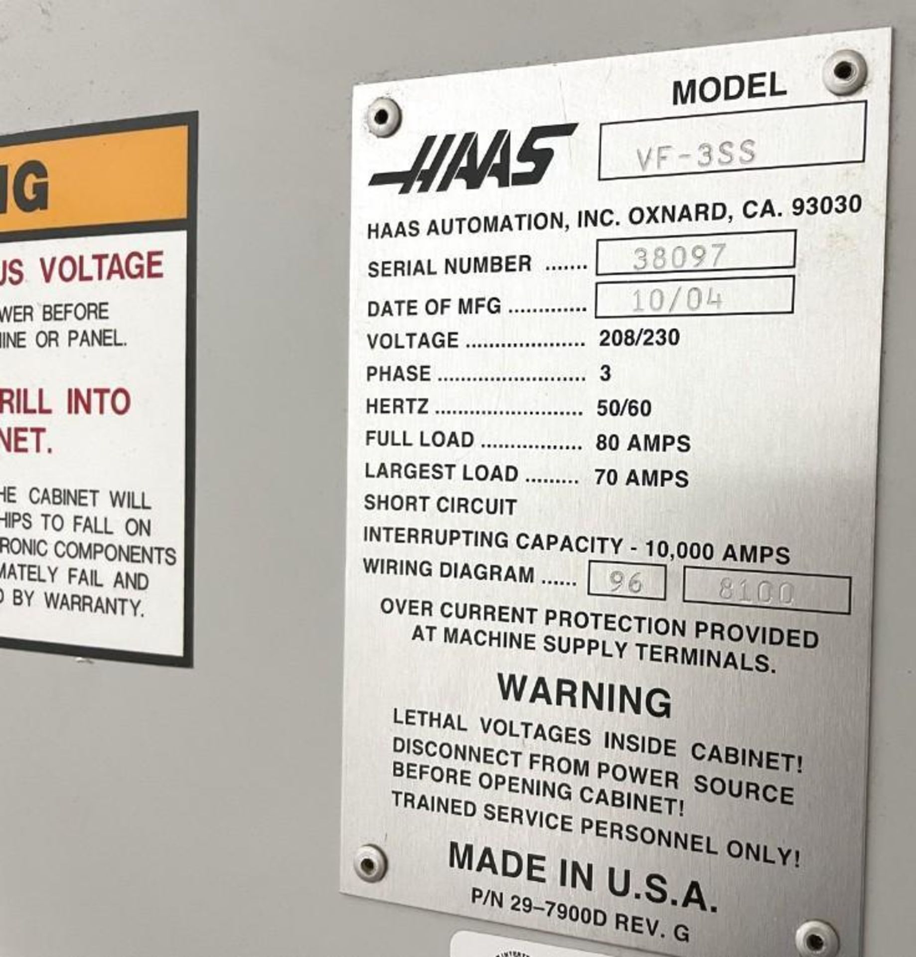 2004 Haas #VF-3SS VMC w/ Midaco Pallet Changer - Image 26 of 26