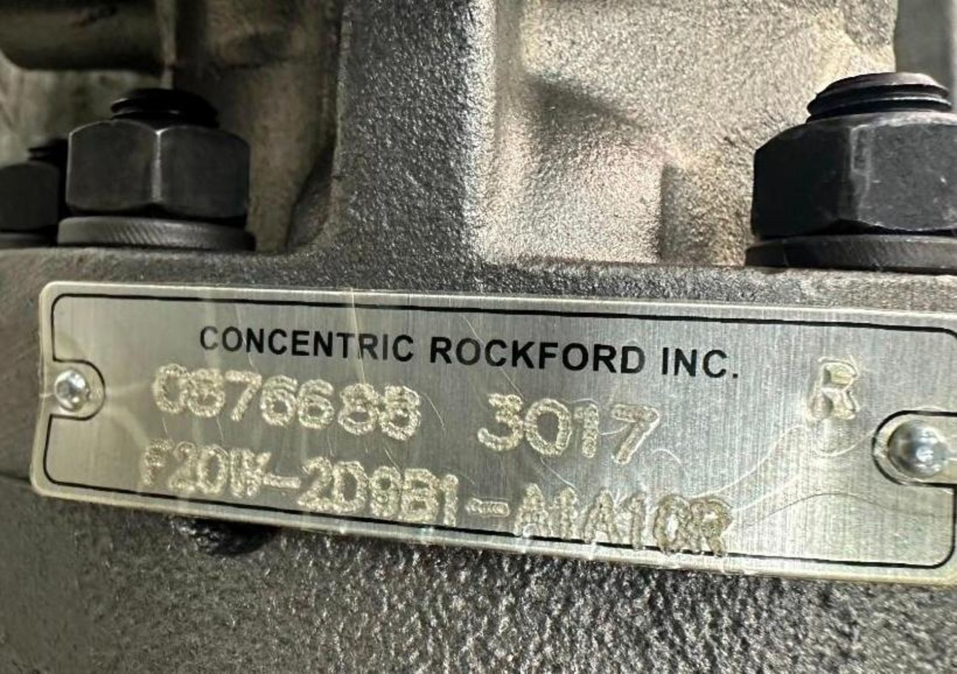 Concentric Rockford F20W-209B1-A1A10R Gear Pump - Image 5 of 5