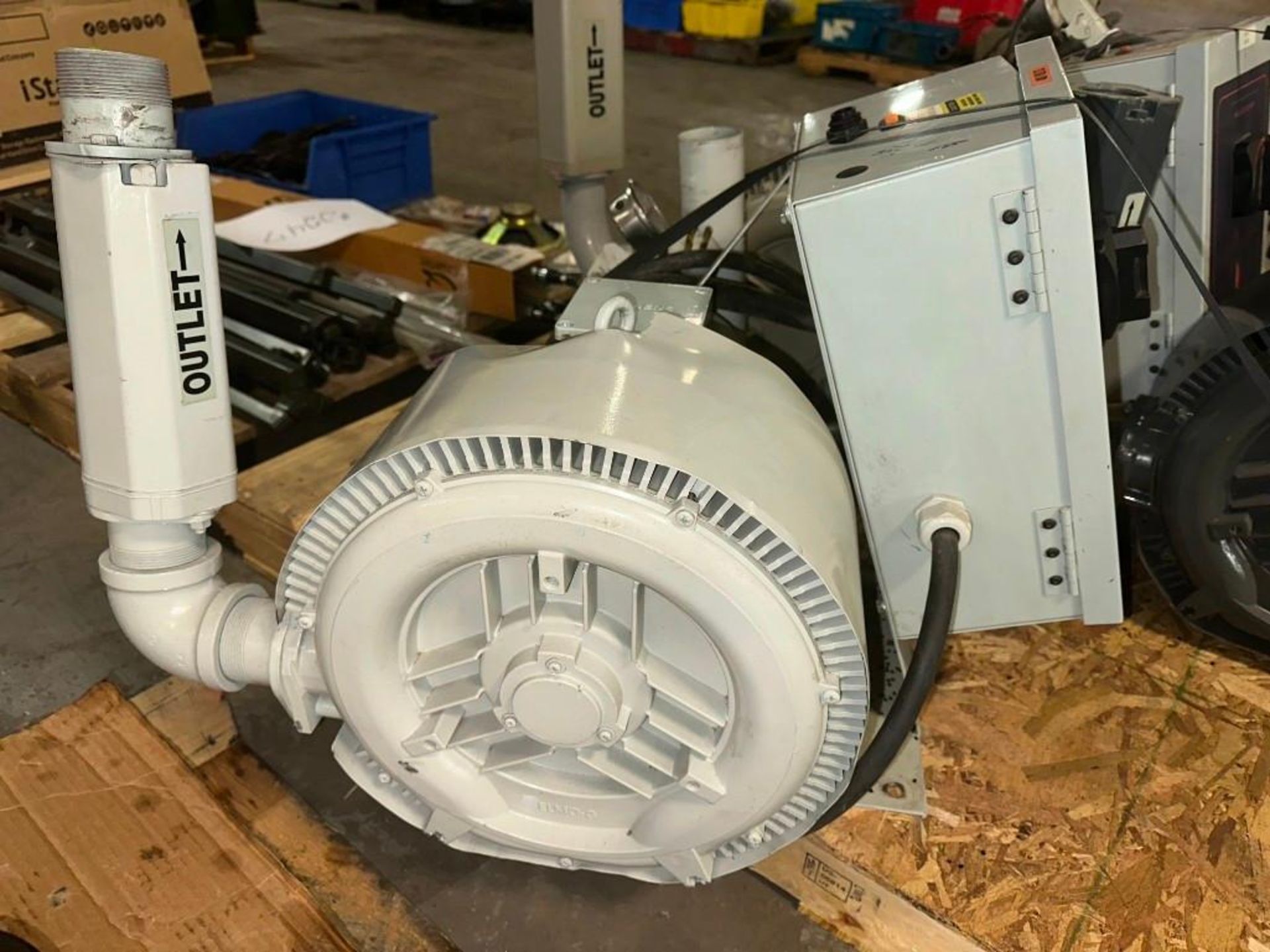 Lot of (3) Material Blower Units w/ Siemens Motors & Motan Controllers - Image 3 of 19