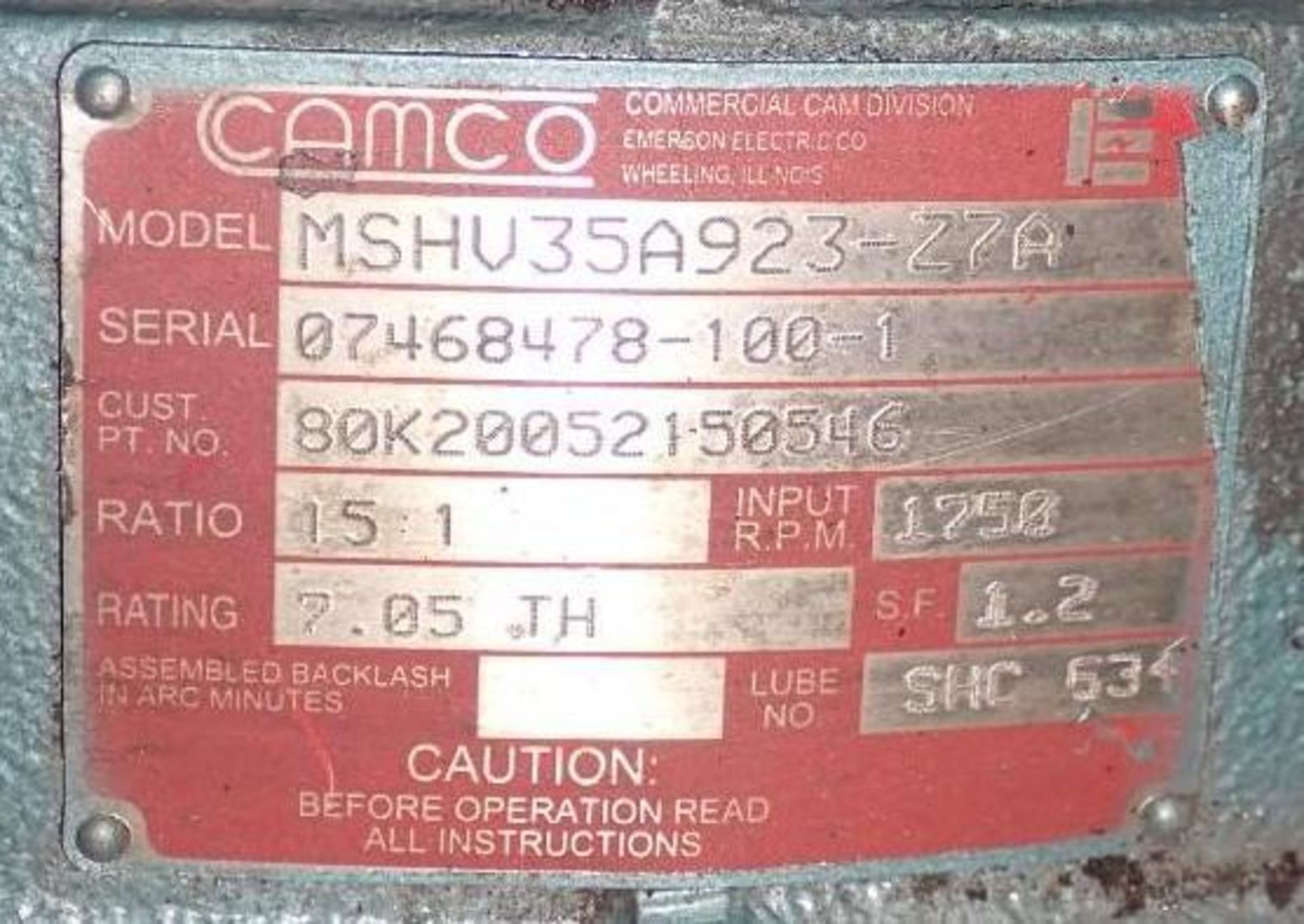 Camco #1100RDM4H48-330 Indexer +++ - Image 4 of 6