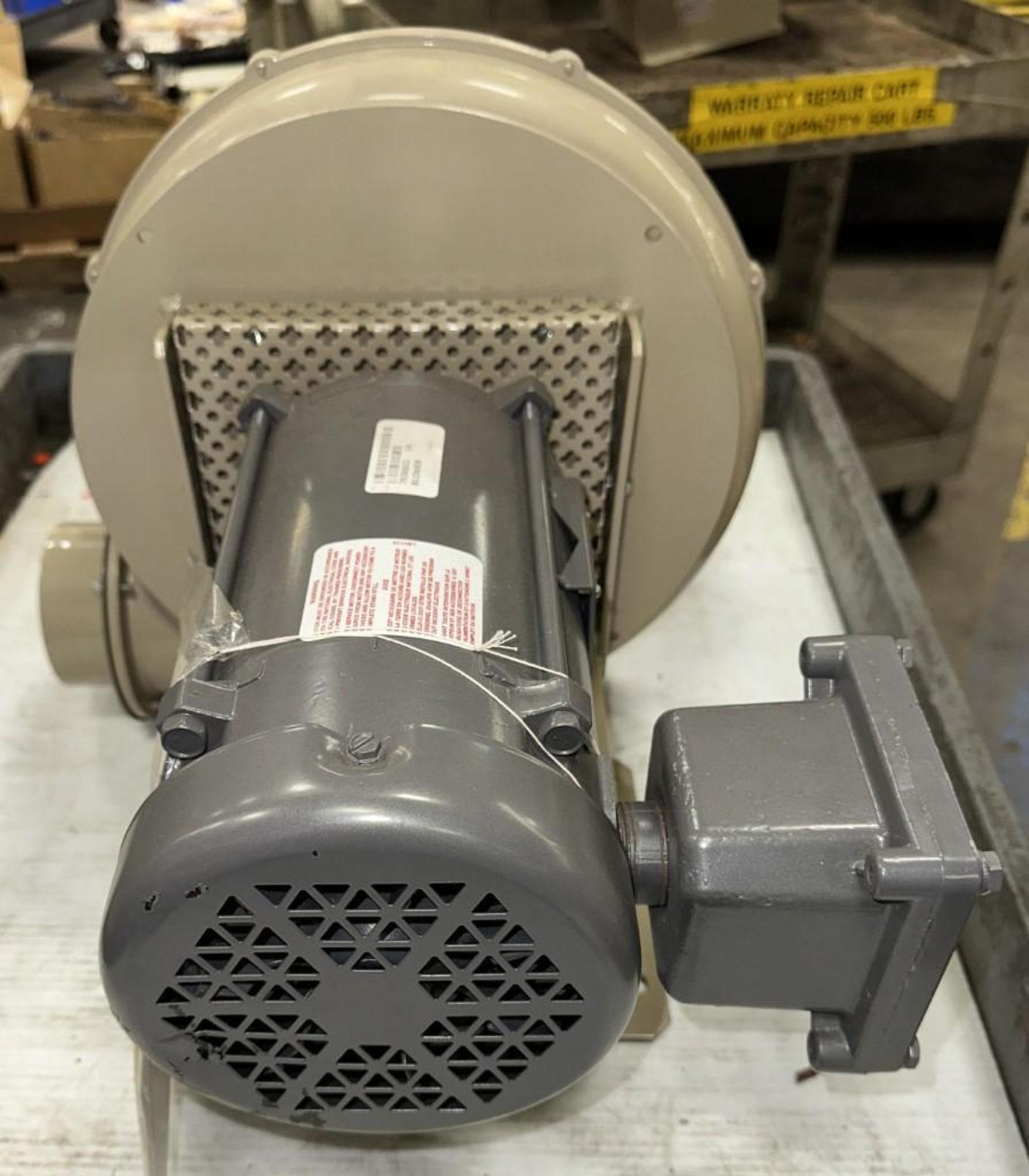 Showa Denki #EC-100T-B05-M362 Electric Blower w/#BV801743 Motor - Image 5 of 7