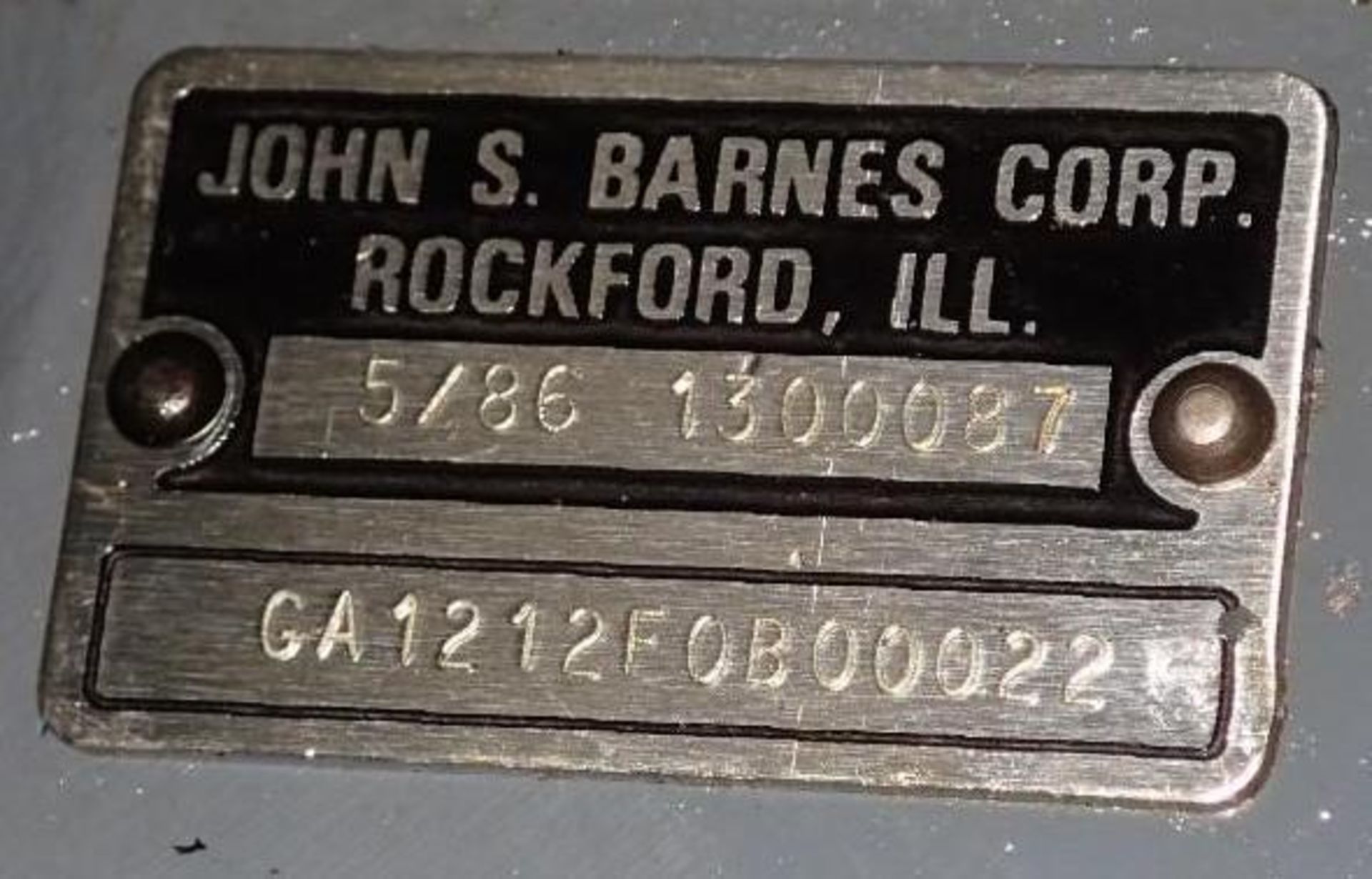 John S Barnes Hydraulic Pump ??? - Image 3 of 3