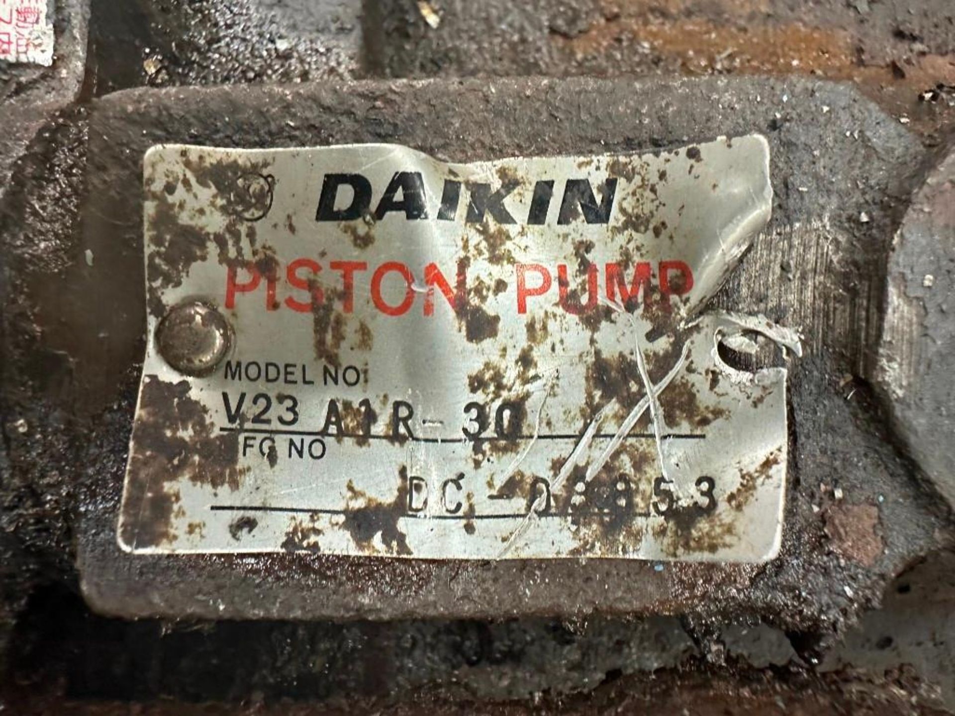 Daikin #V23 A1R-30 Piston Pump - Image 6 of 6