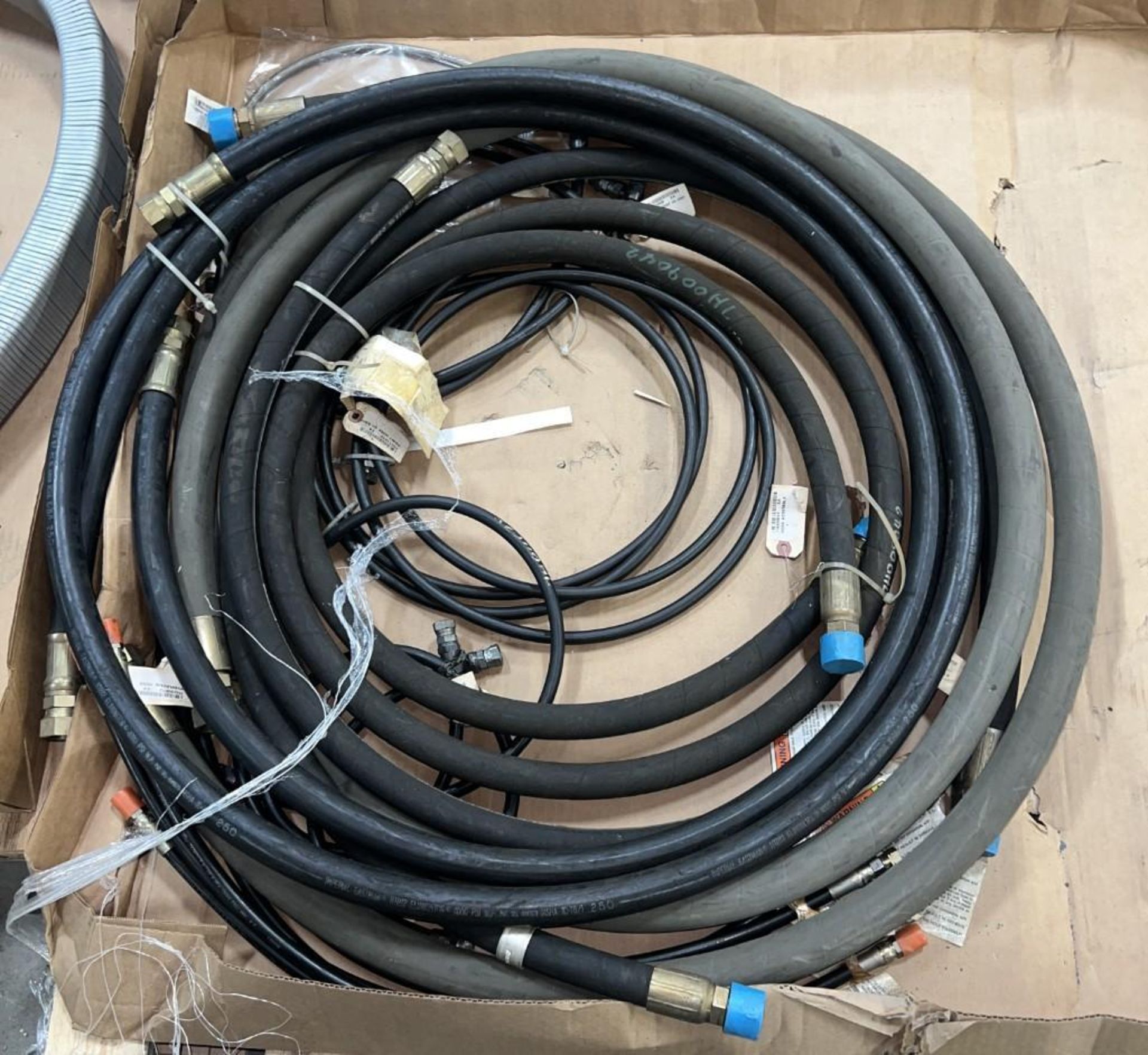 Lot of Hydraulic Hoses