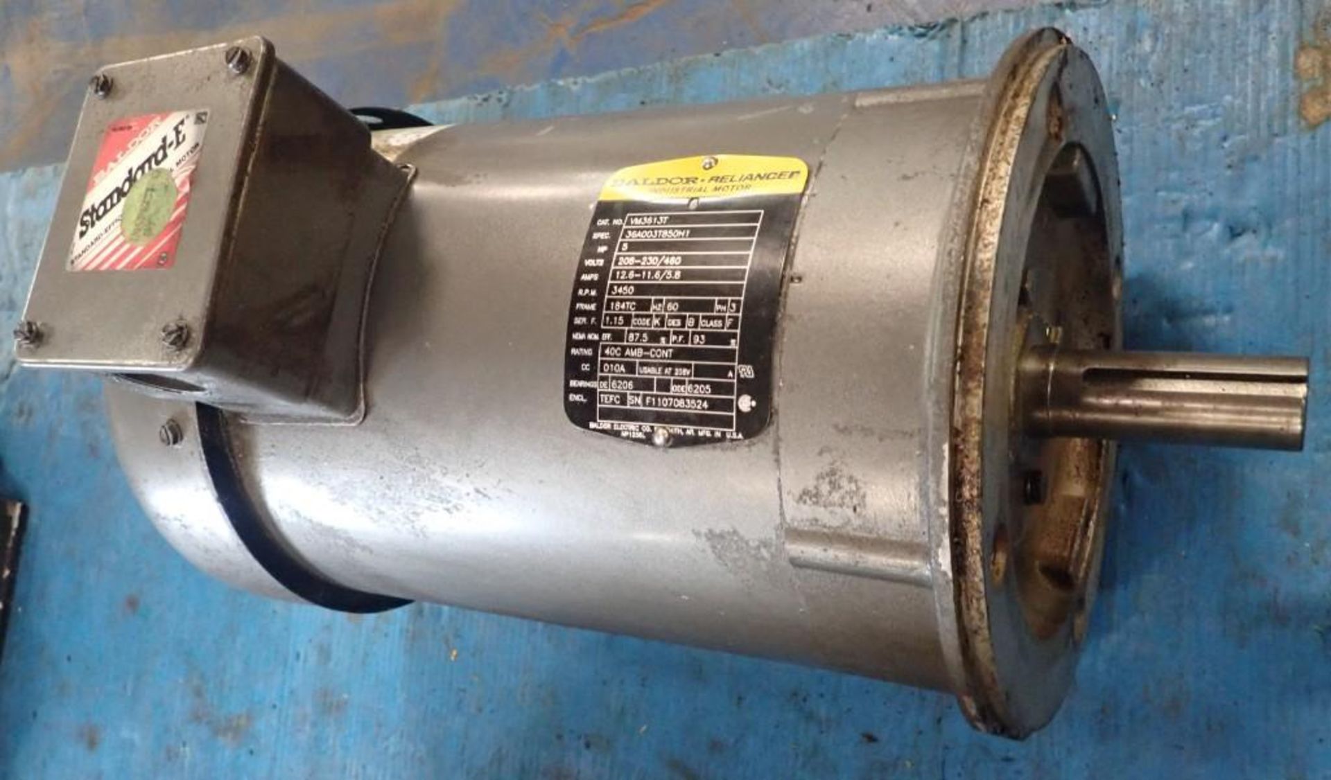 5 HP Baldor #VM3613T Motor