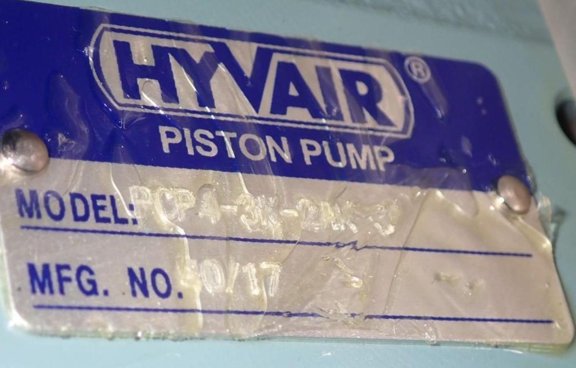HyVair #PCP4 Piston Pump - Image 5 of 5