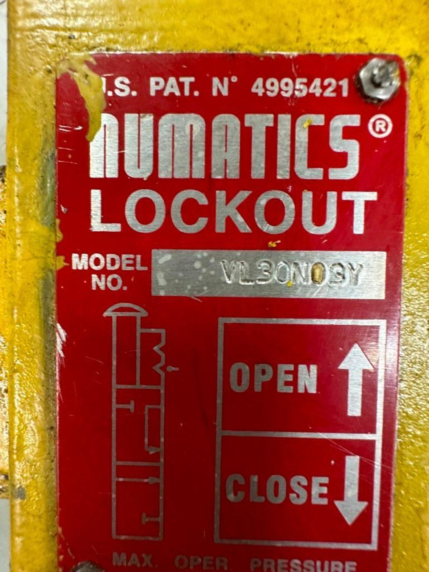 Lot of (2) Misc. Numatics Lock Outs - Image 5 of 5