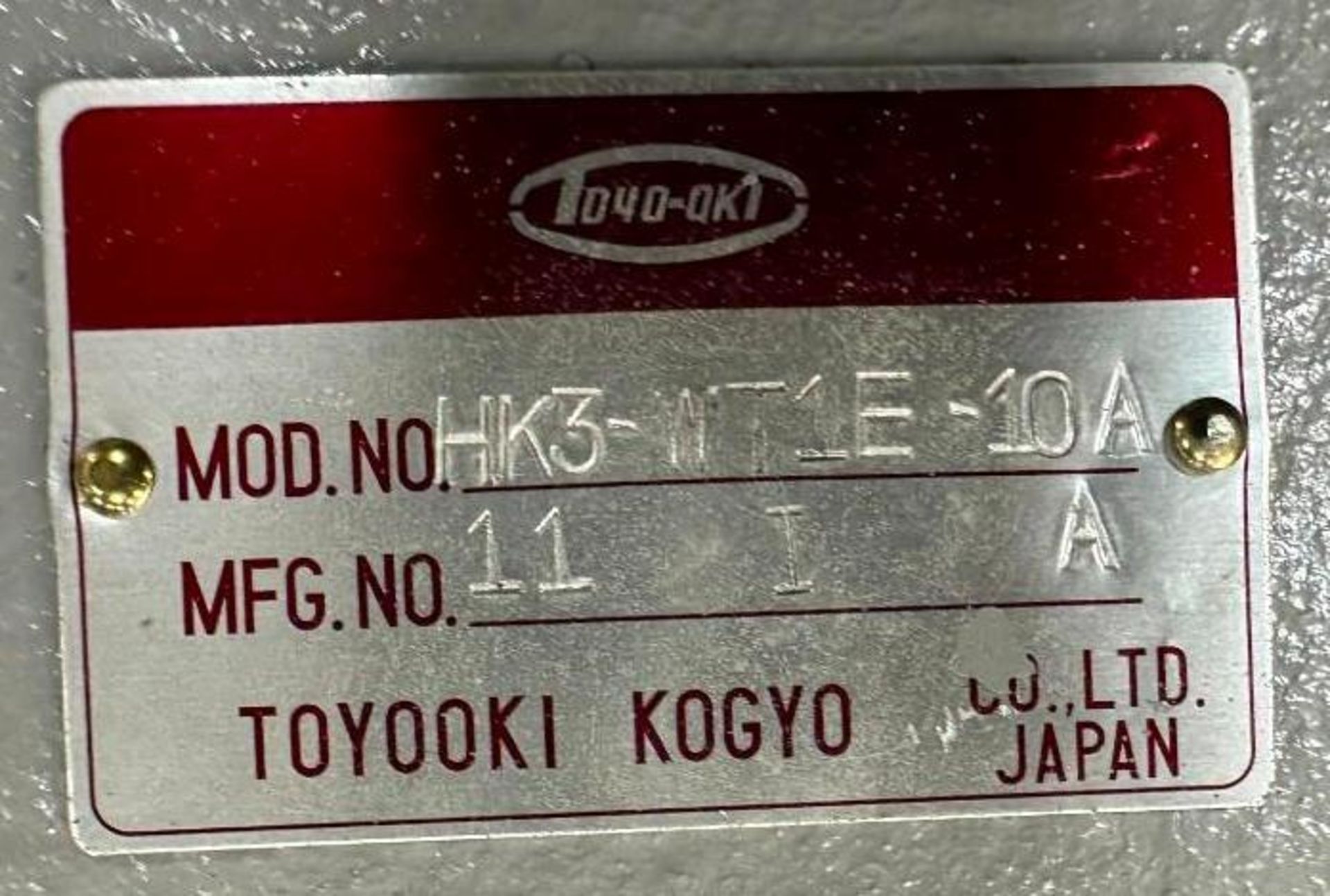 Toyo-oki #HK3-WT1E-10A Hydraulic Pilot Check Valve - Image 4 of 4