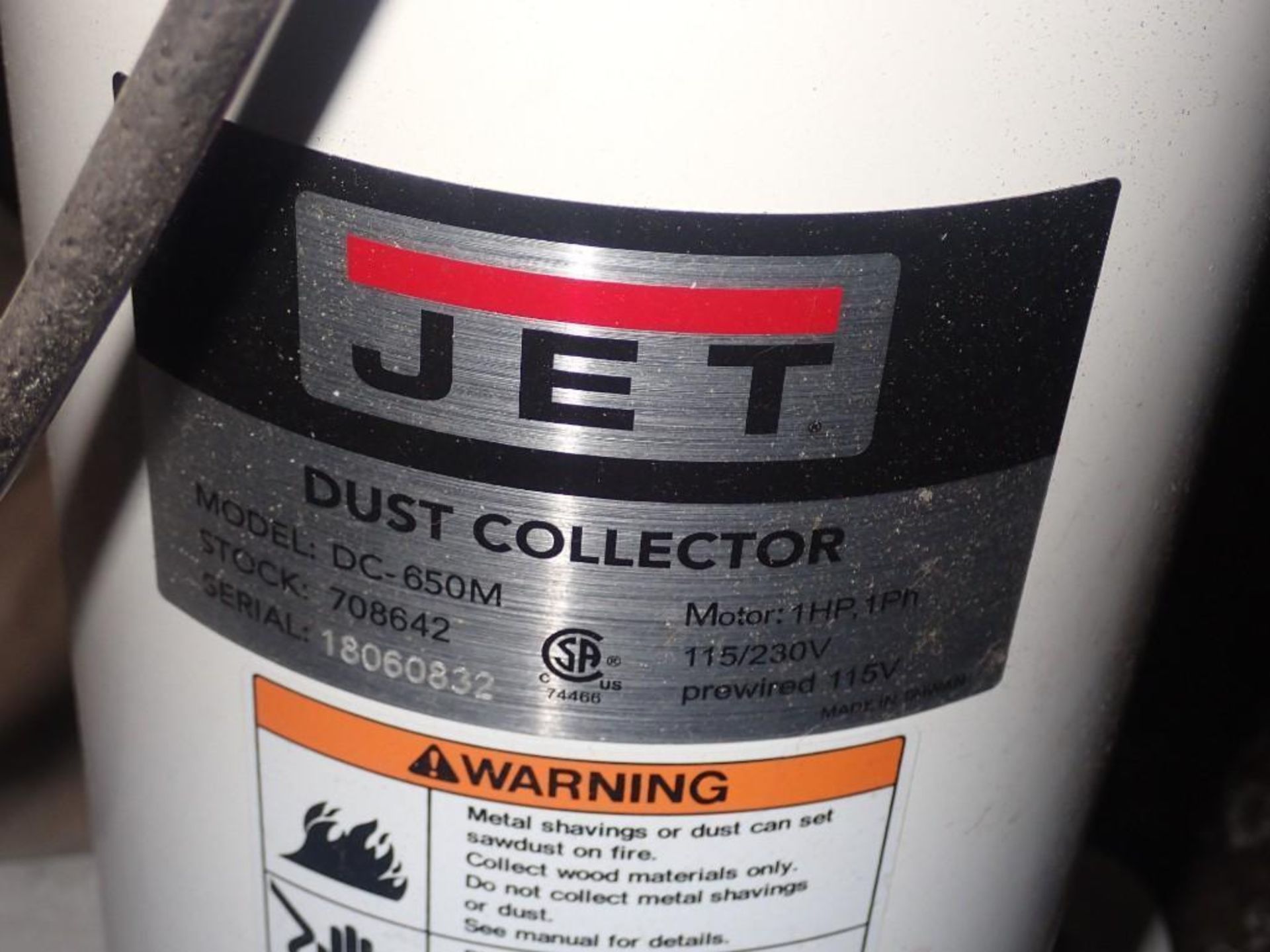 Jet #DC-650M Dust Collector - Image 4 of 4