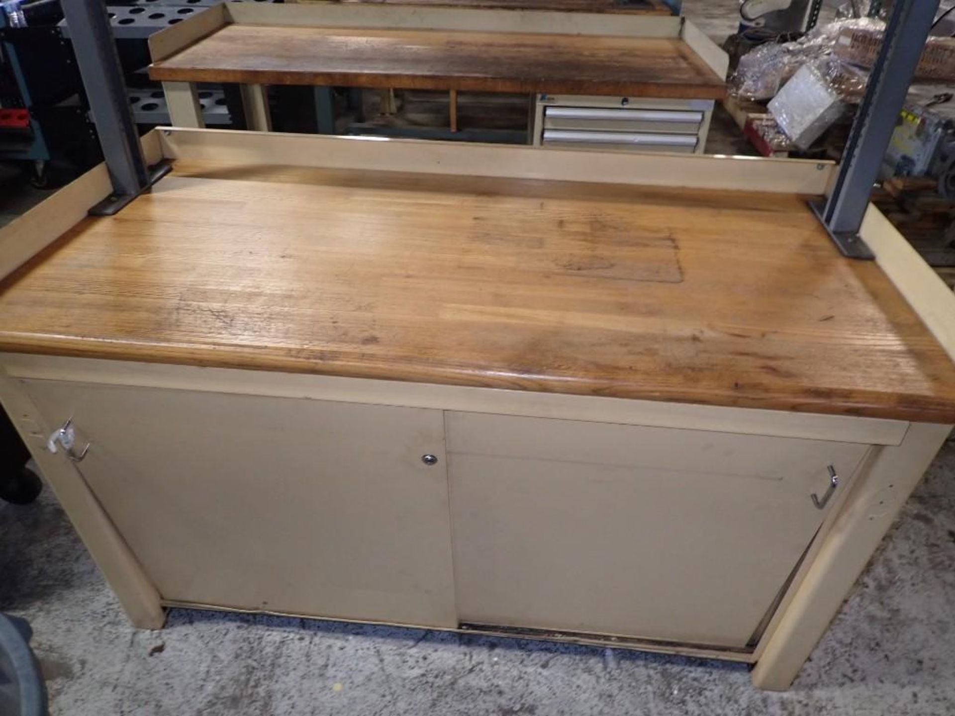 Wood Top Work Bench - Image 3 of 6