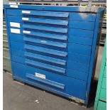 9 Drawer Tool Cabinet