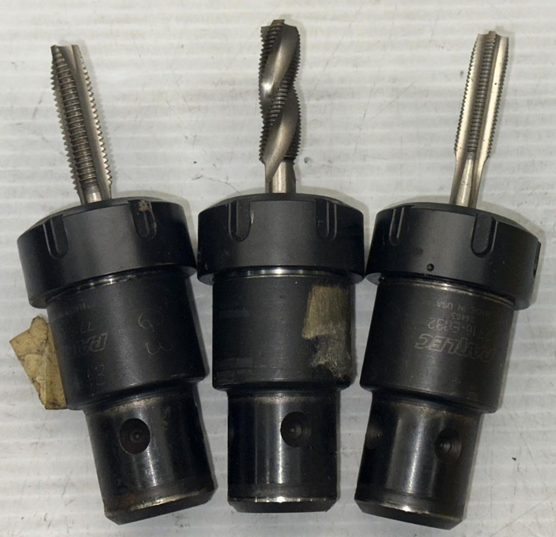 Lot of (3) Parlec Collet Chuck Tool Holders