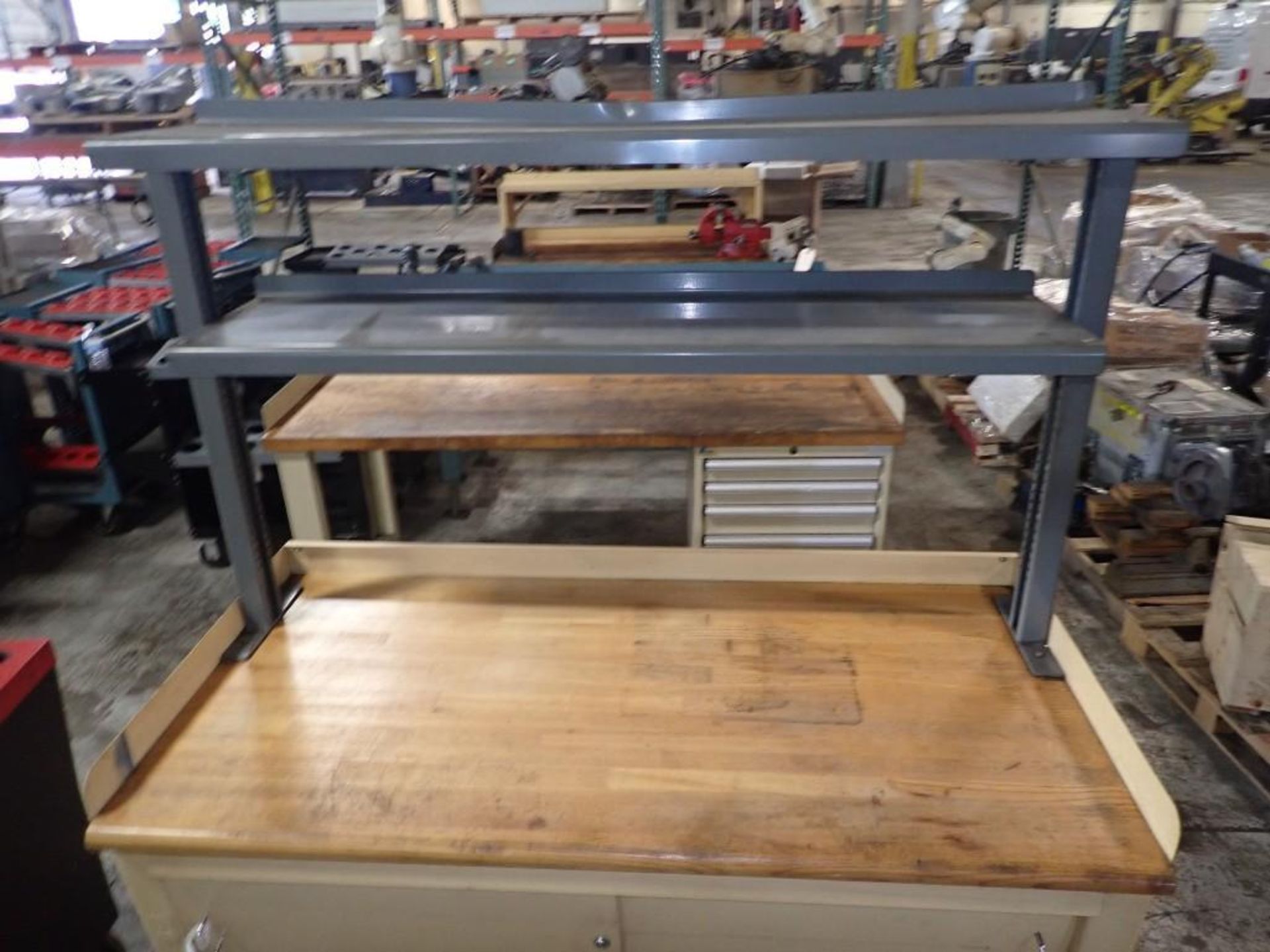 Wood Top Work Bench - Image 2 of 6