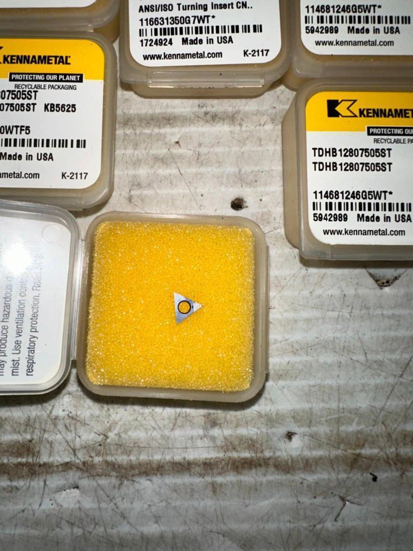Lot of Kennametal #TDHB12807505ST Carbide Inserts - Image 2 of 3