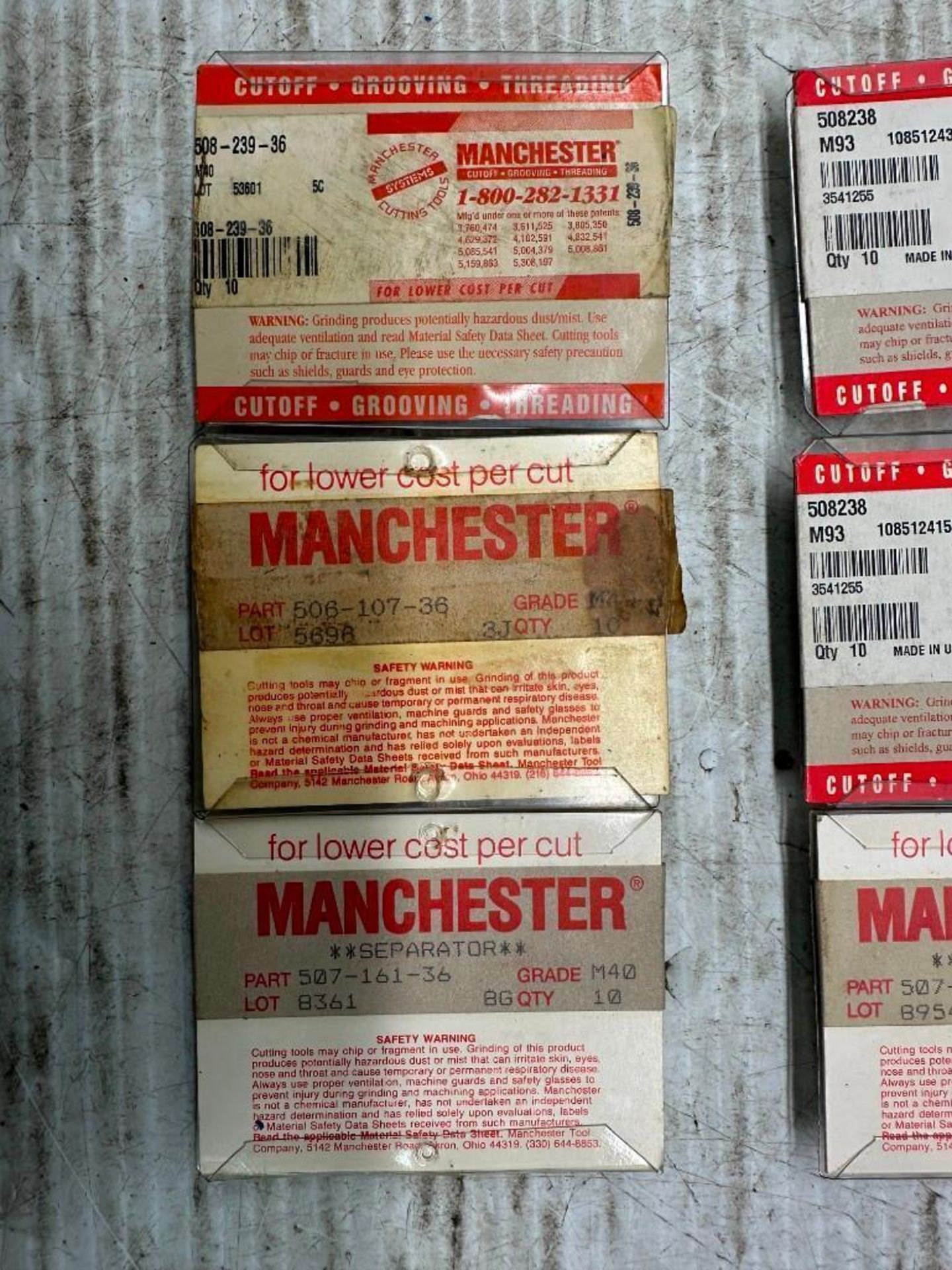 Lot of Misc. Manchester Carbide Inserts - Image 2 of 3