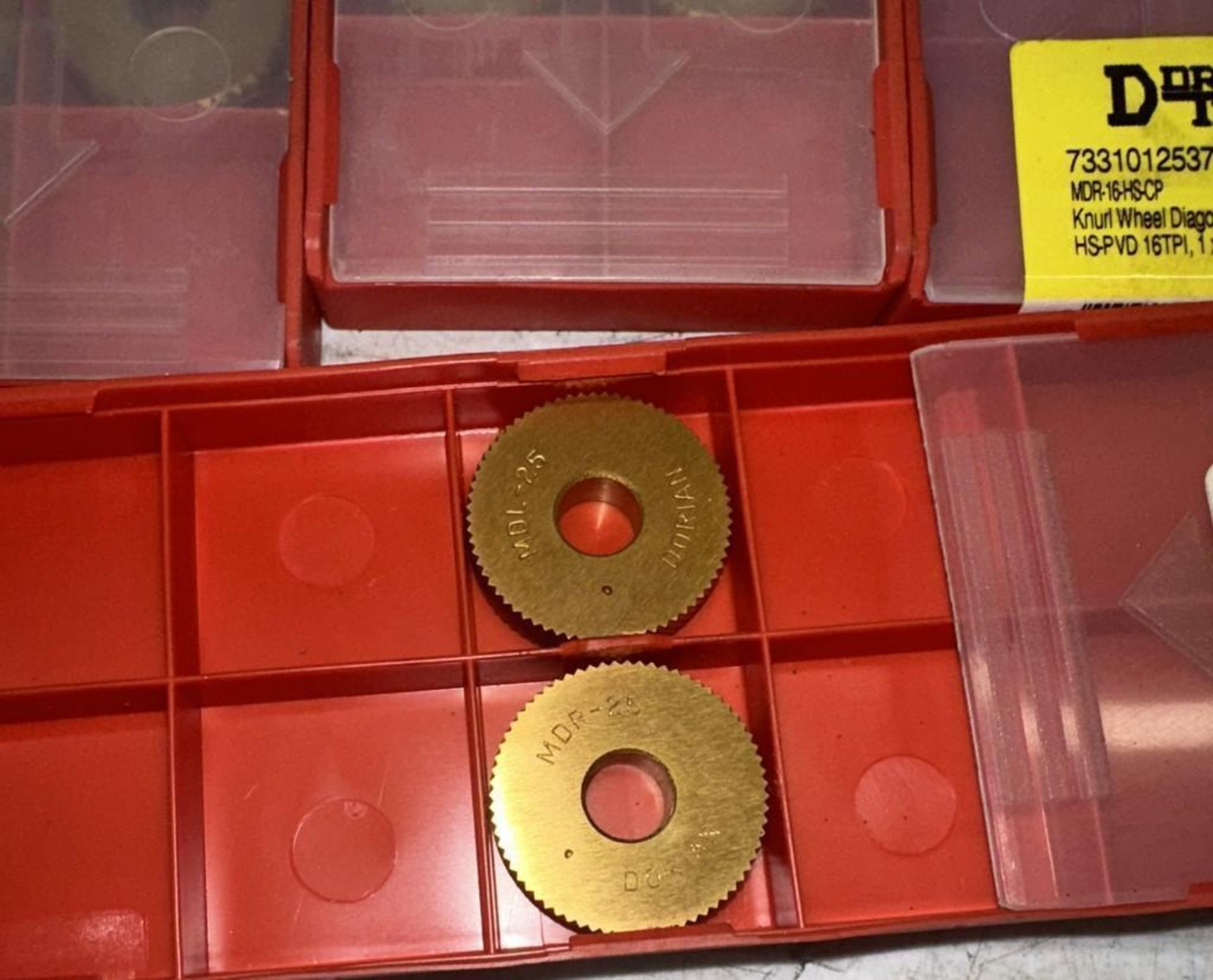 Lot of Misc. Dorian Knurl Wheel Carbide Inserts - Image 2 of 6