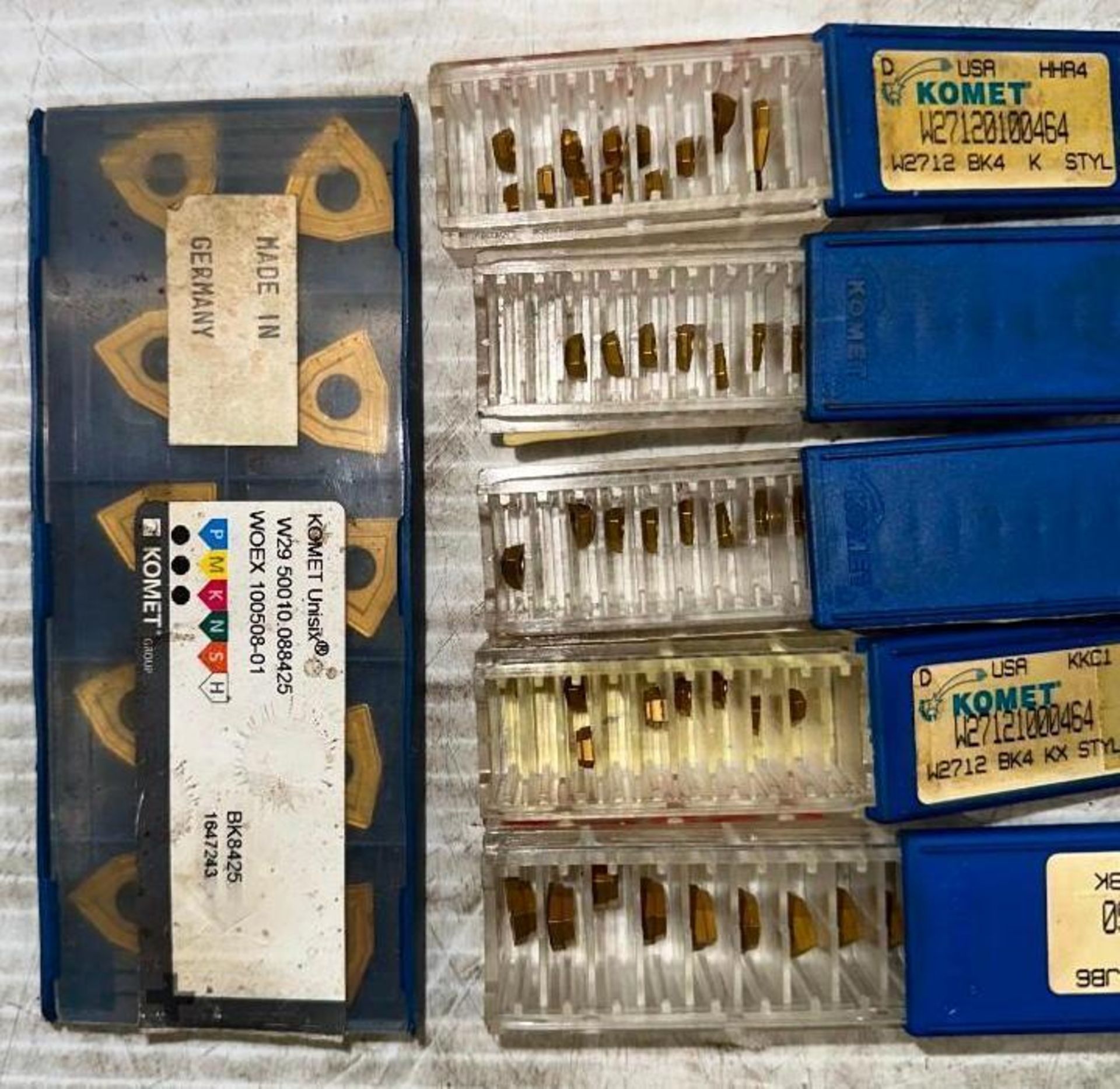 Lot of Misc. Komet Carbide Inserts