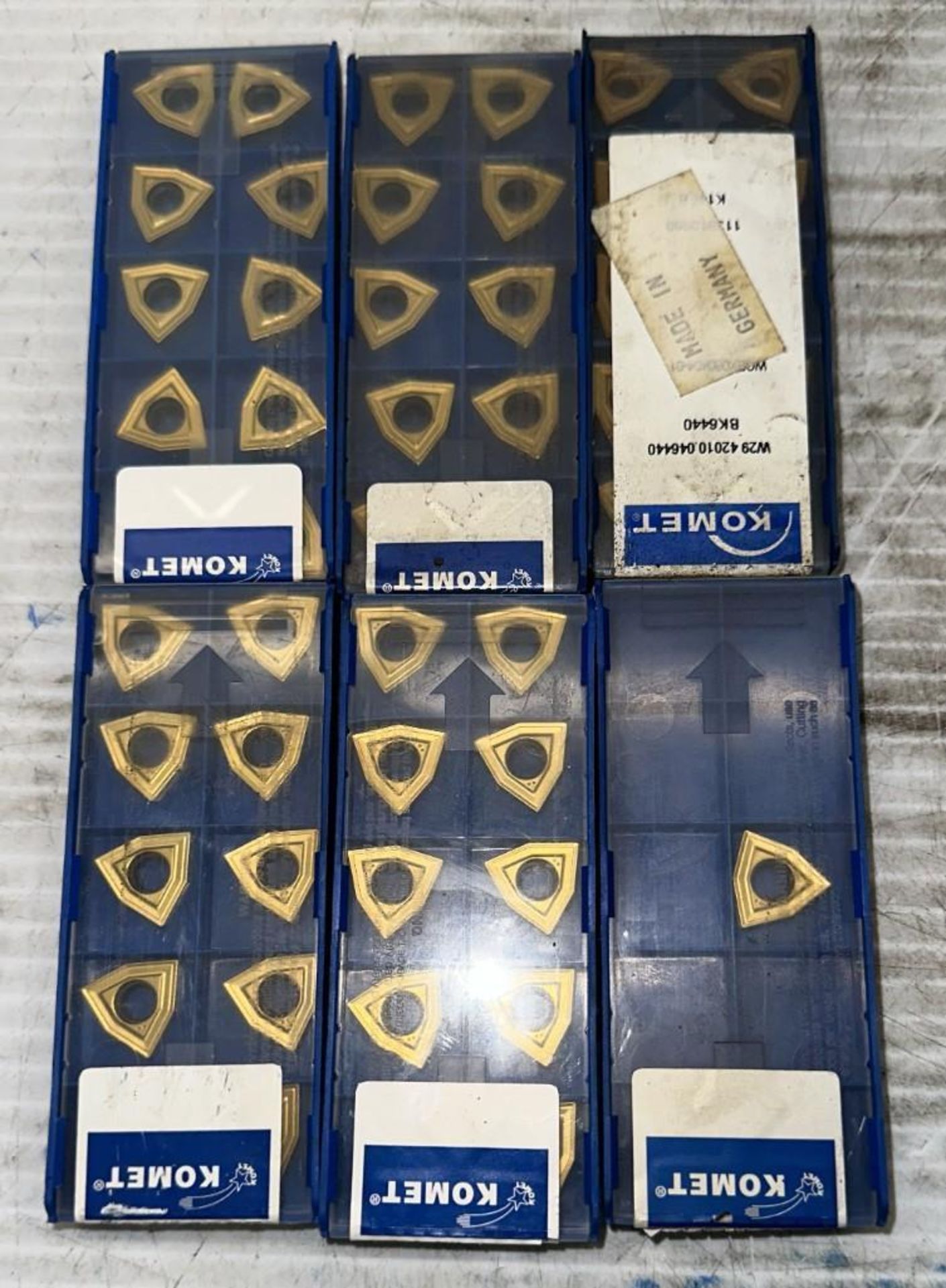 Lot of Komet #W29 42010.0484 Carbide Inserts