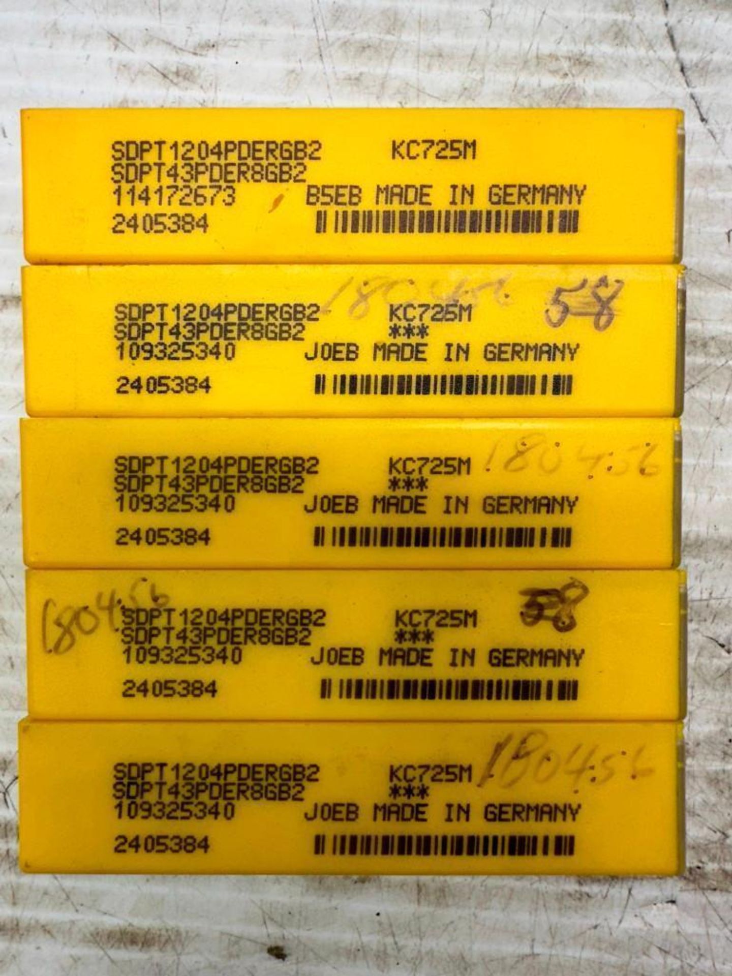 Lot of Kennametal #SDPT1204PDERGB2 Carbide Inserts - Image 3 of 3