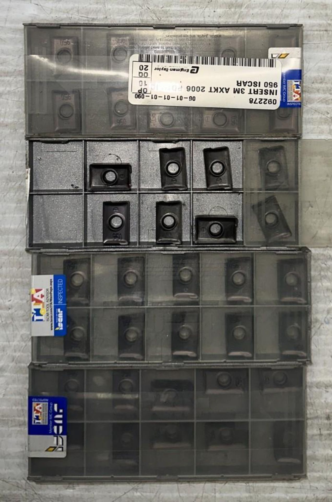 Lot of Iscar #3M AXKT 2006PDTR Carbide Inserts - Image 2 of 5