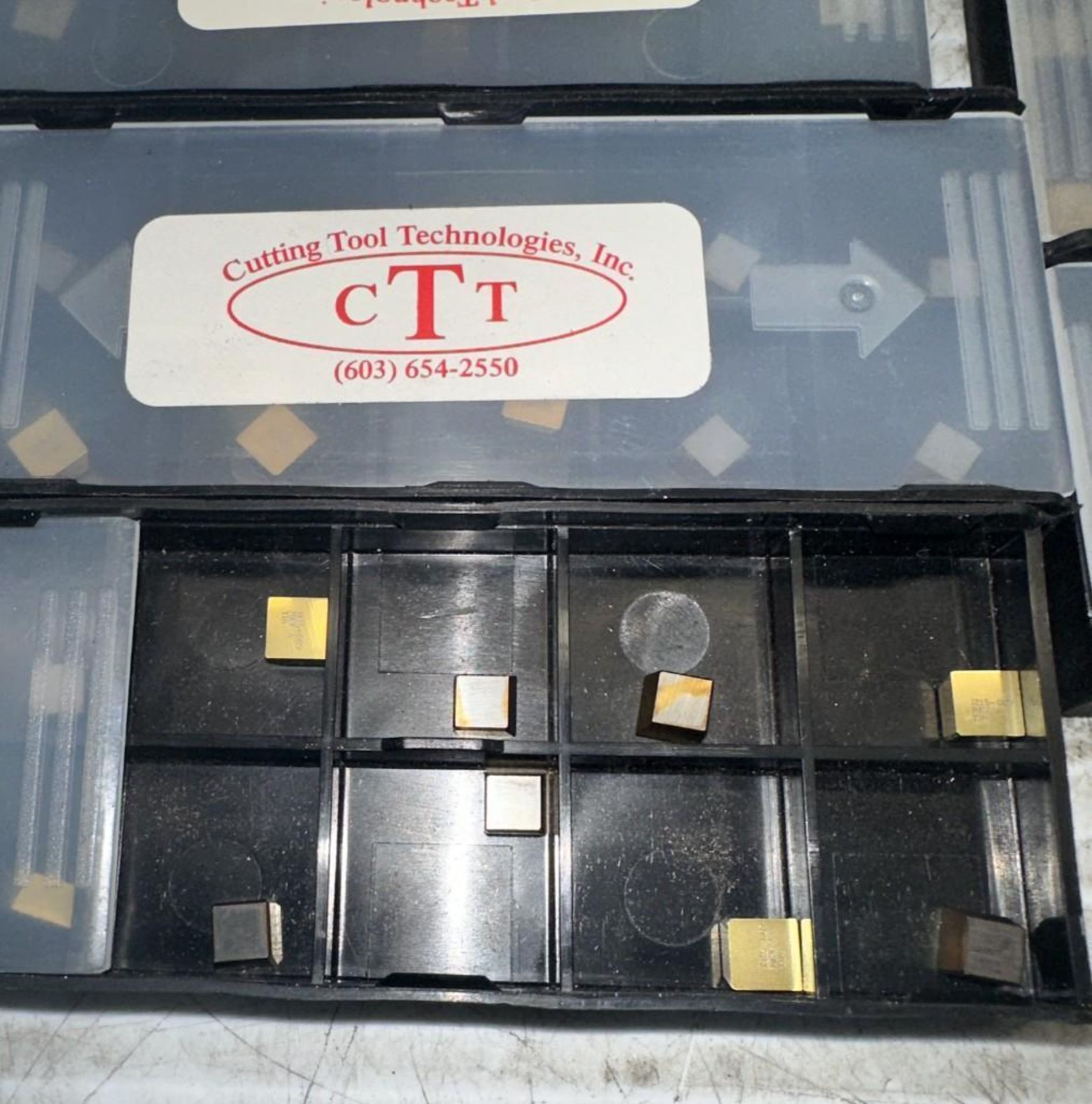 Lot of CTT #1215-007 C5 TIN Carbide Inserts - Image 3 of 5