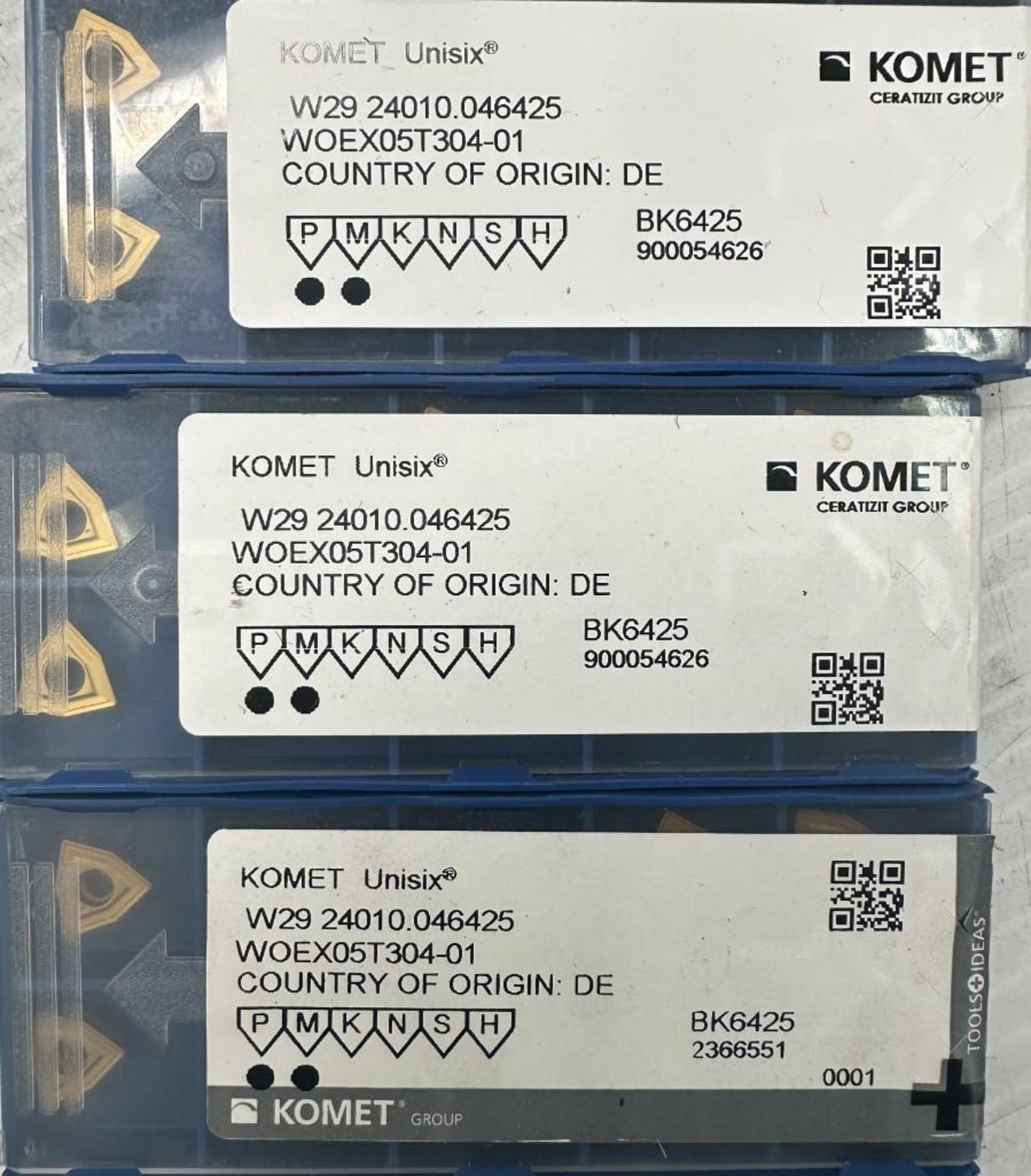 Lot of Komet #W29 24010.046425 Carbide Inserts - Image 3 of 3