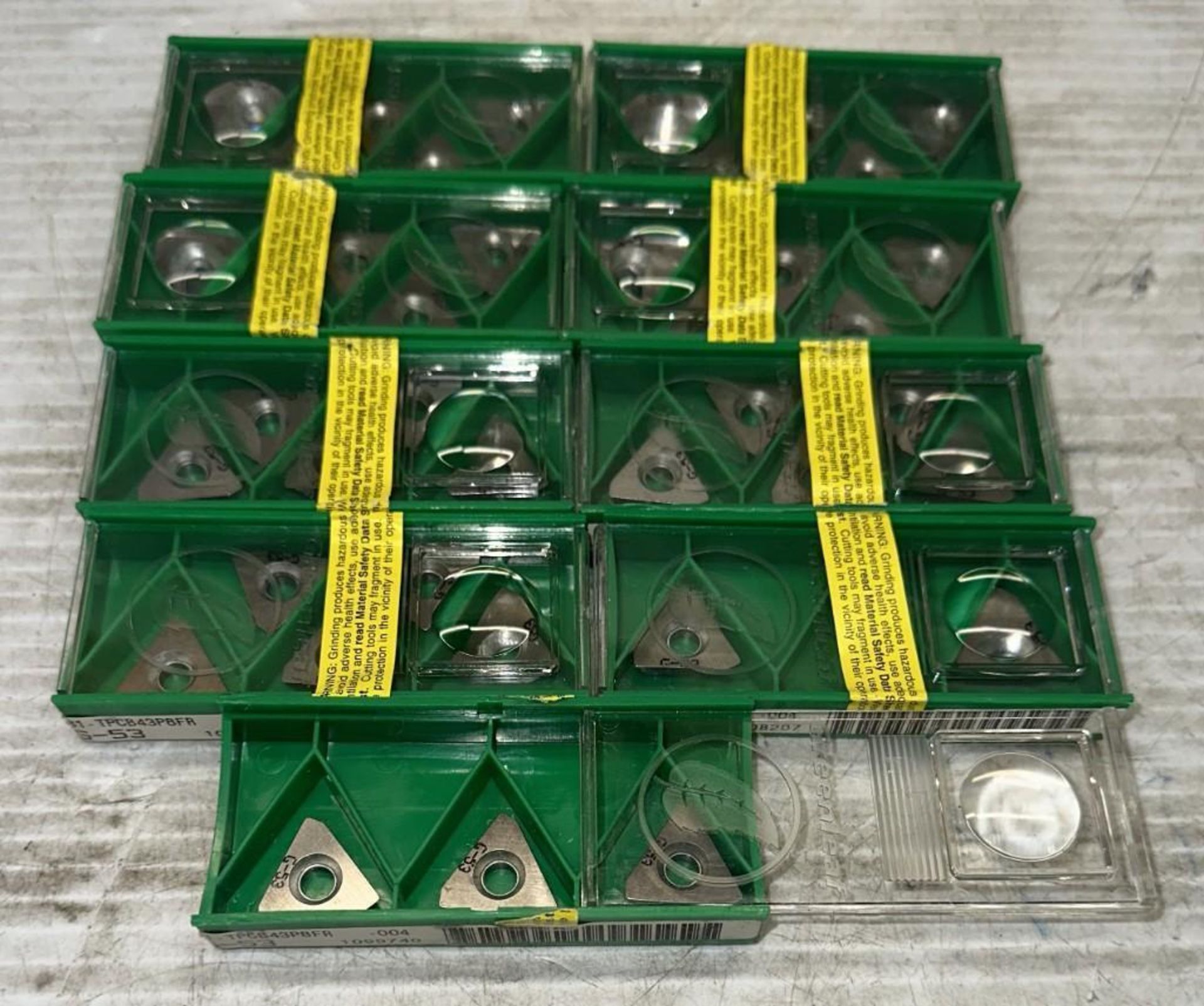 Lot of Greenleaf #TPCB-43P8FR Carbide Inserts - Image 2 of 4