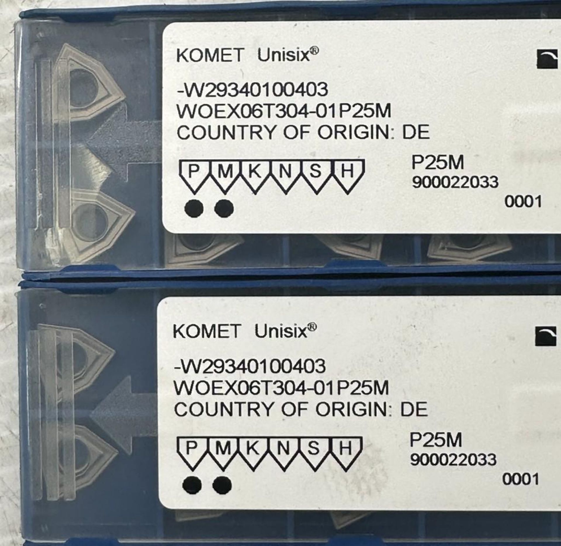 Lot of Komet #W29 340100403 Carbide Inserts - Image 3 of 3