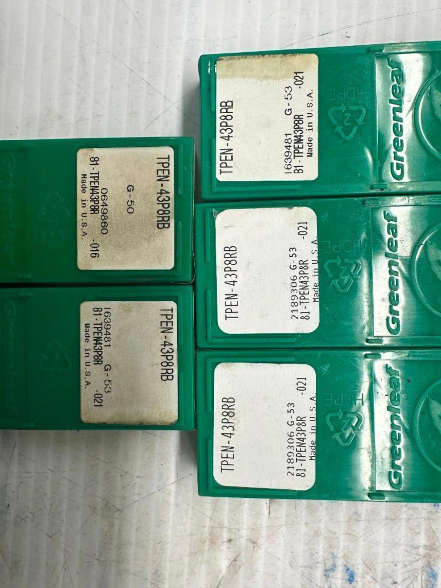 Lot of Greenleaf #TPEN-43P8RB Carbide Inserts - Image 3 of 3