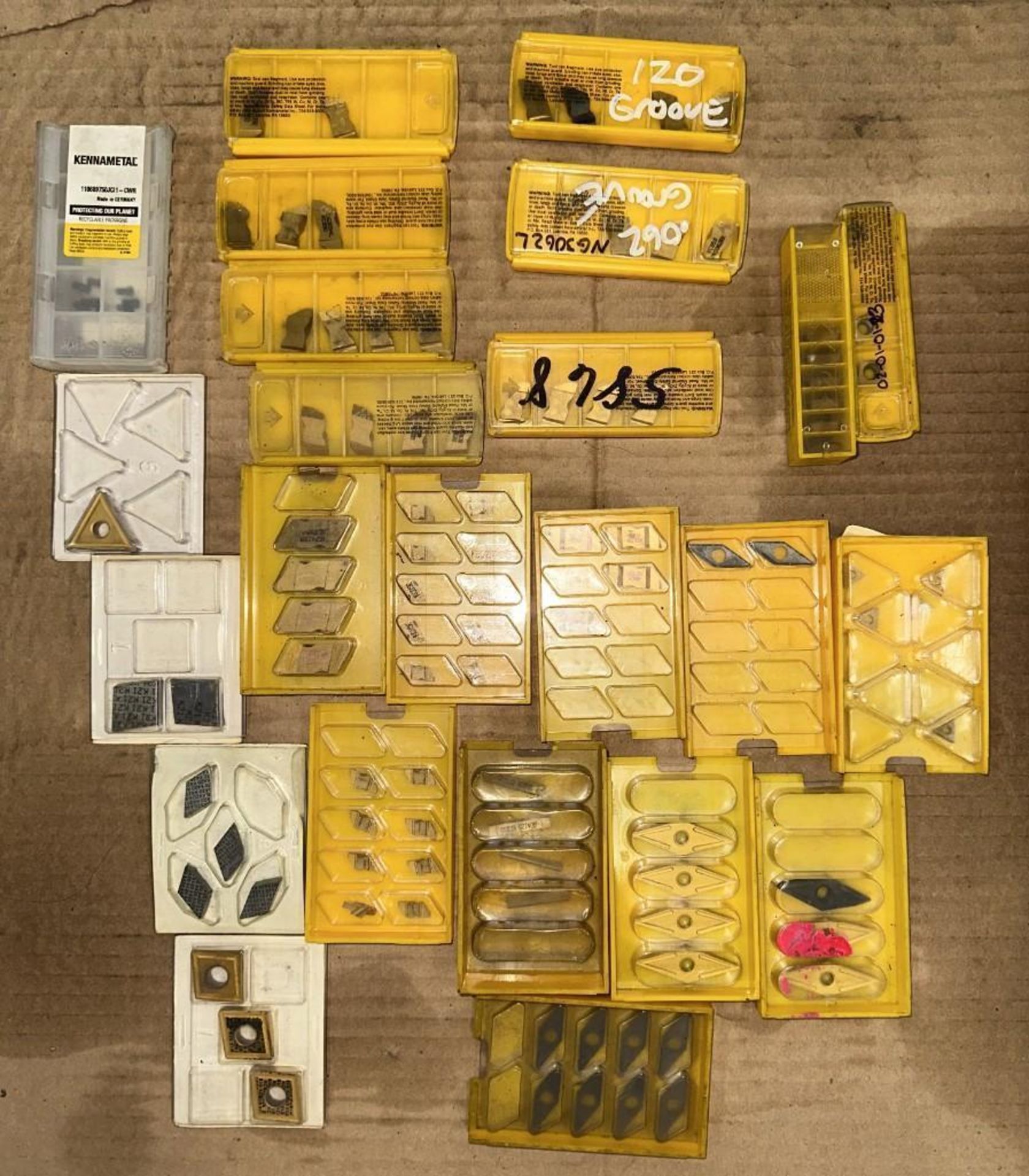 Lot of Misc. Kennametal Carbide Inserts