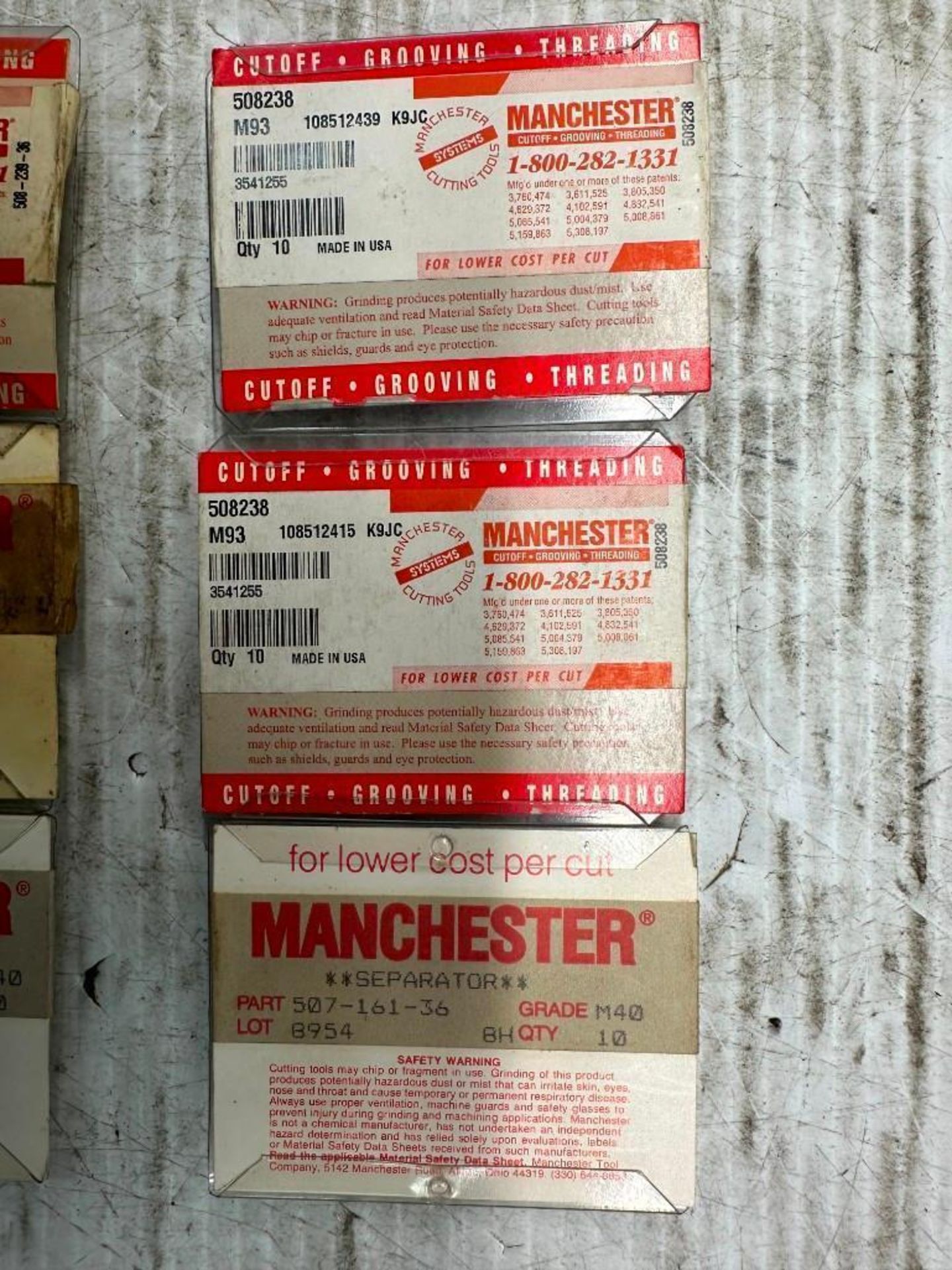 Lot of Misc. Manchester Carbide Inserts - Image 3 of 3