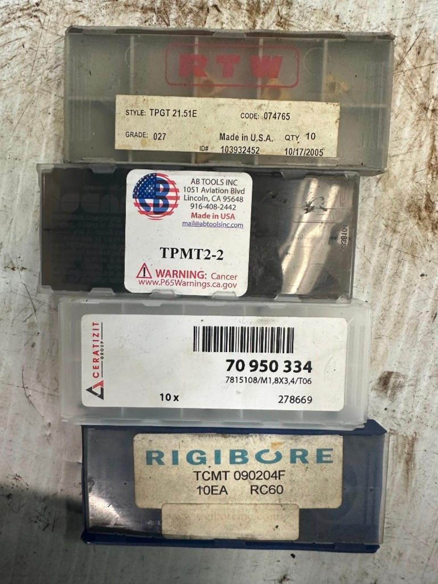 Lot of Misc. Carbide Inserts +++ - Image 8 of 14