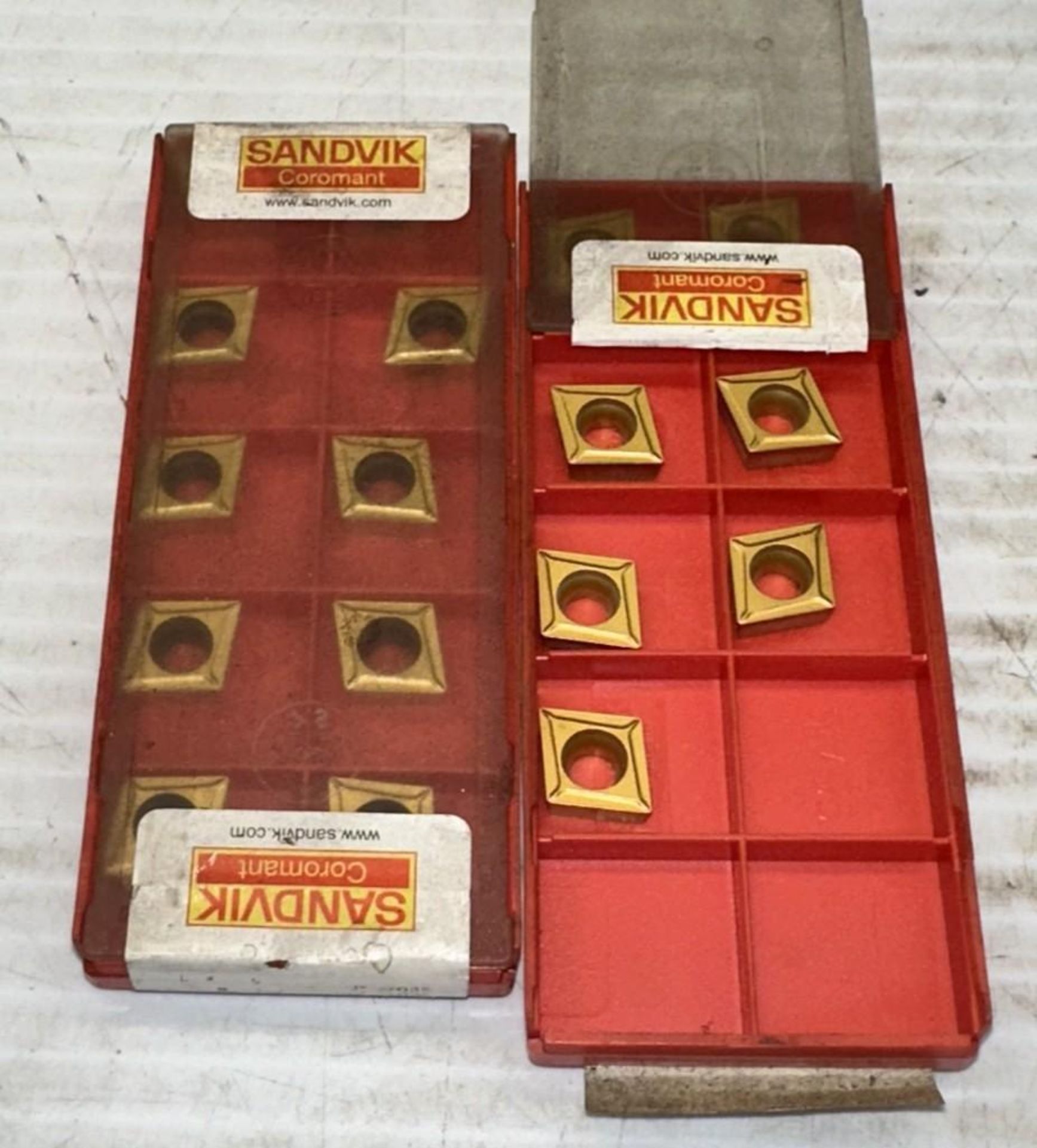 Lot of Sandvik #CCMT 09 T3 04-UF Carbide Inserts