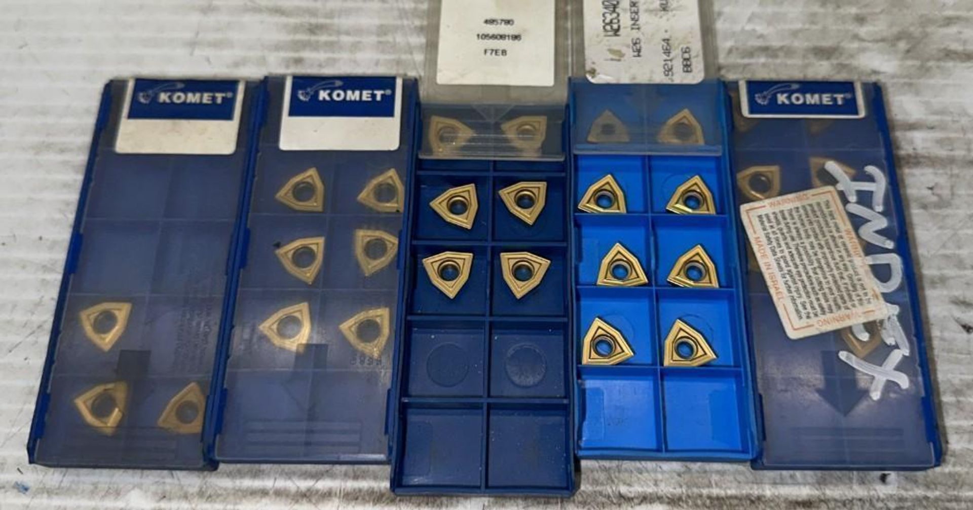 Lot of Misc. Komet Carbide Inserts