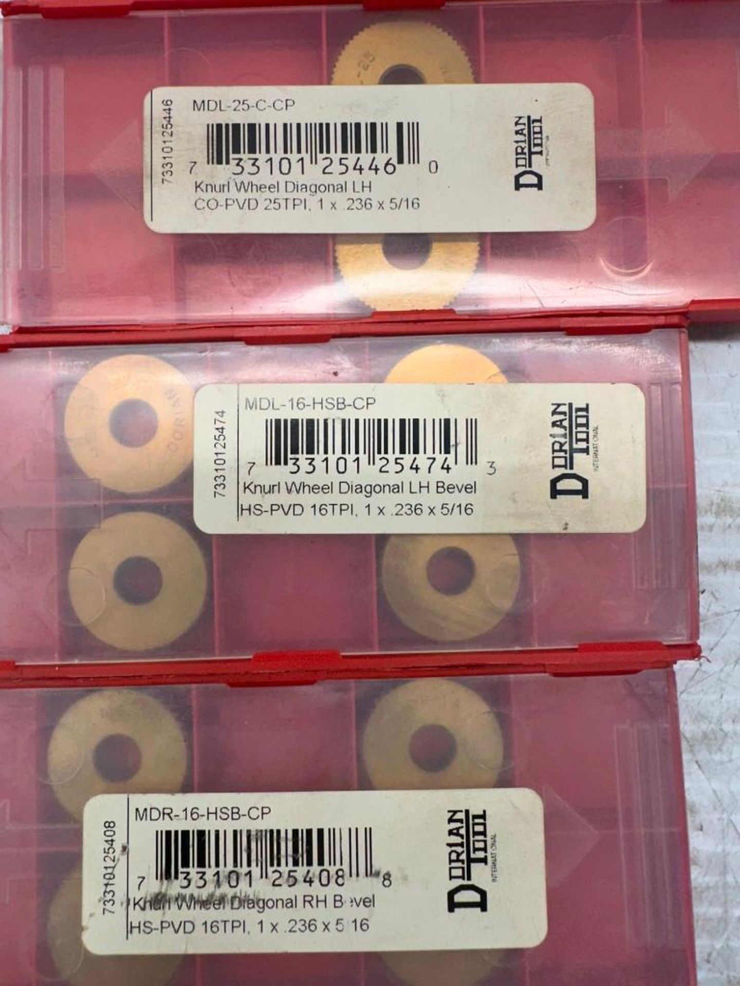 Lot of Misc. Dorian Knurl Wheel Carbide Inserts - Image 6 of 6