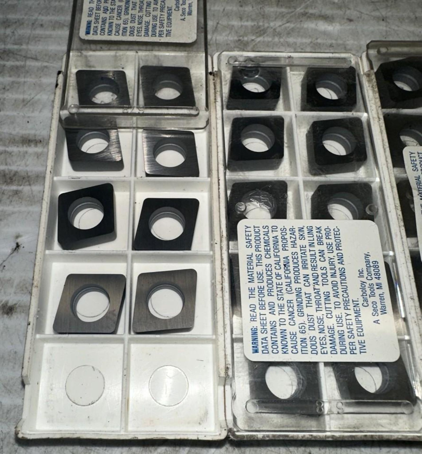 Lot of Seco #CSN120412 Carbide Inserts - Image 2 of 3