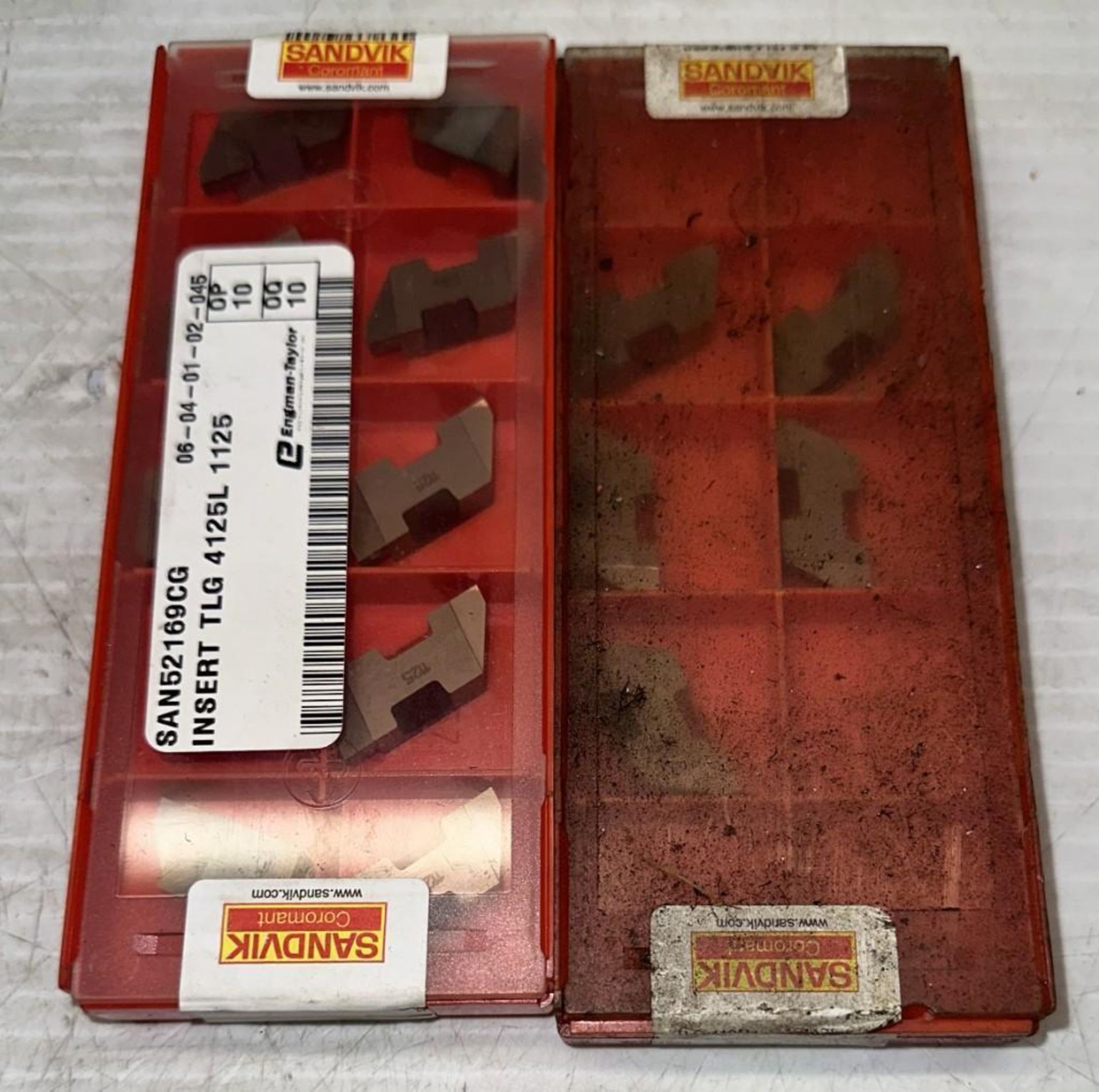 Lot of Sandvik #TLG-4125L Carbide Inserts