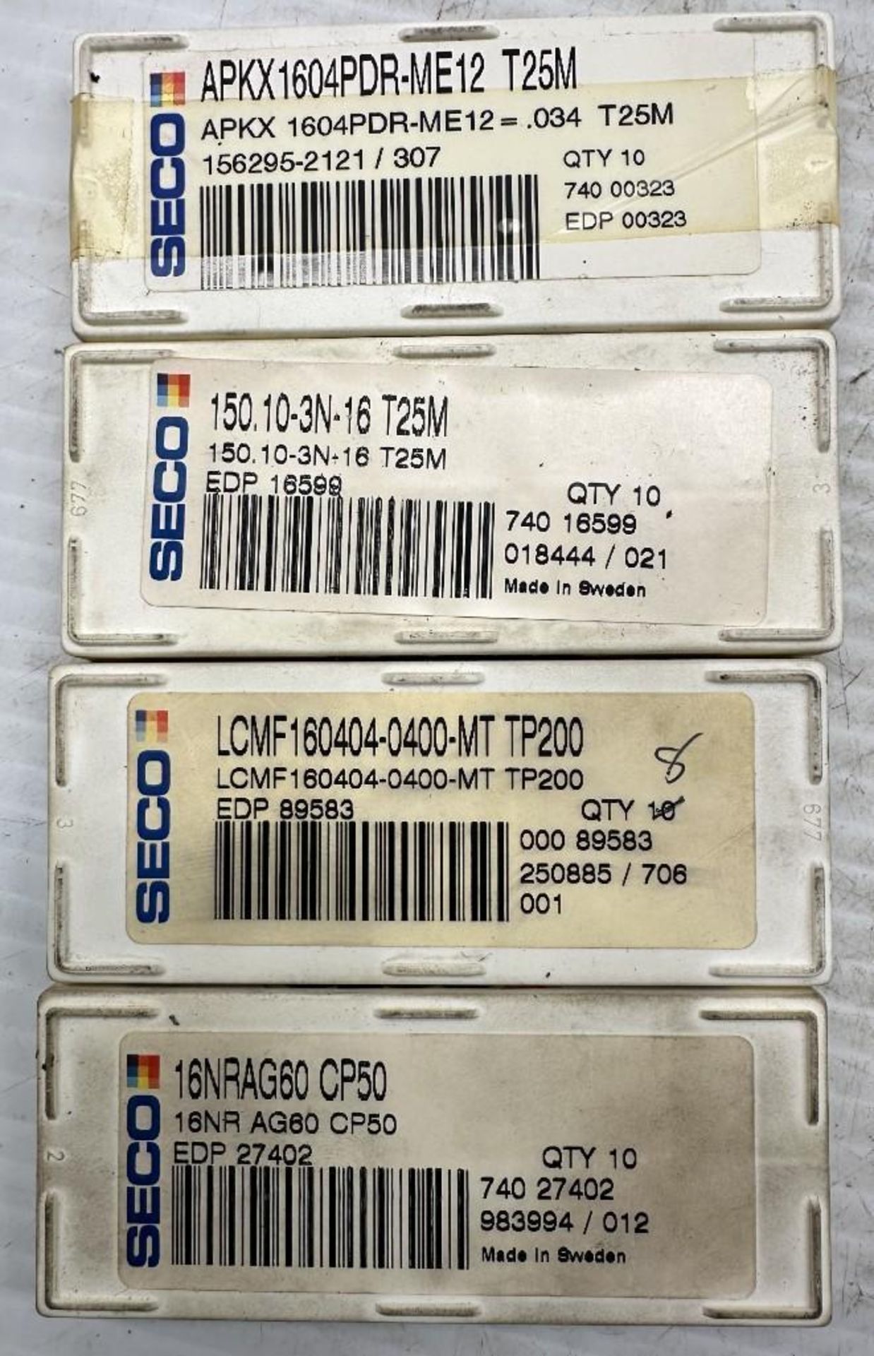 Lot of Misc. Seco Carbide Inserts - Image 3 of 3