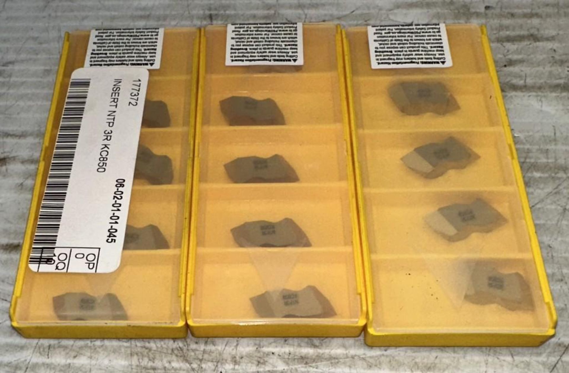 Lot of Kennametal #NTP3R Carbide Inserts