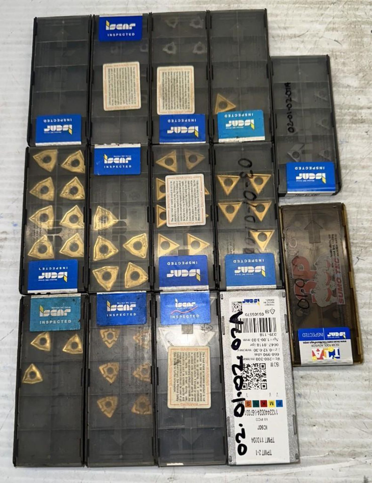Lot of Misc. Iscar Carbide Inserts